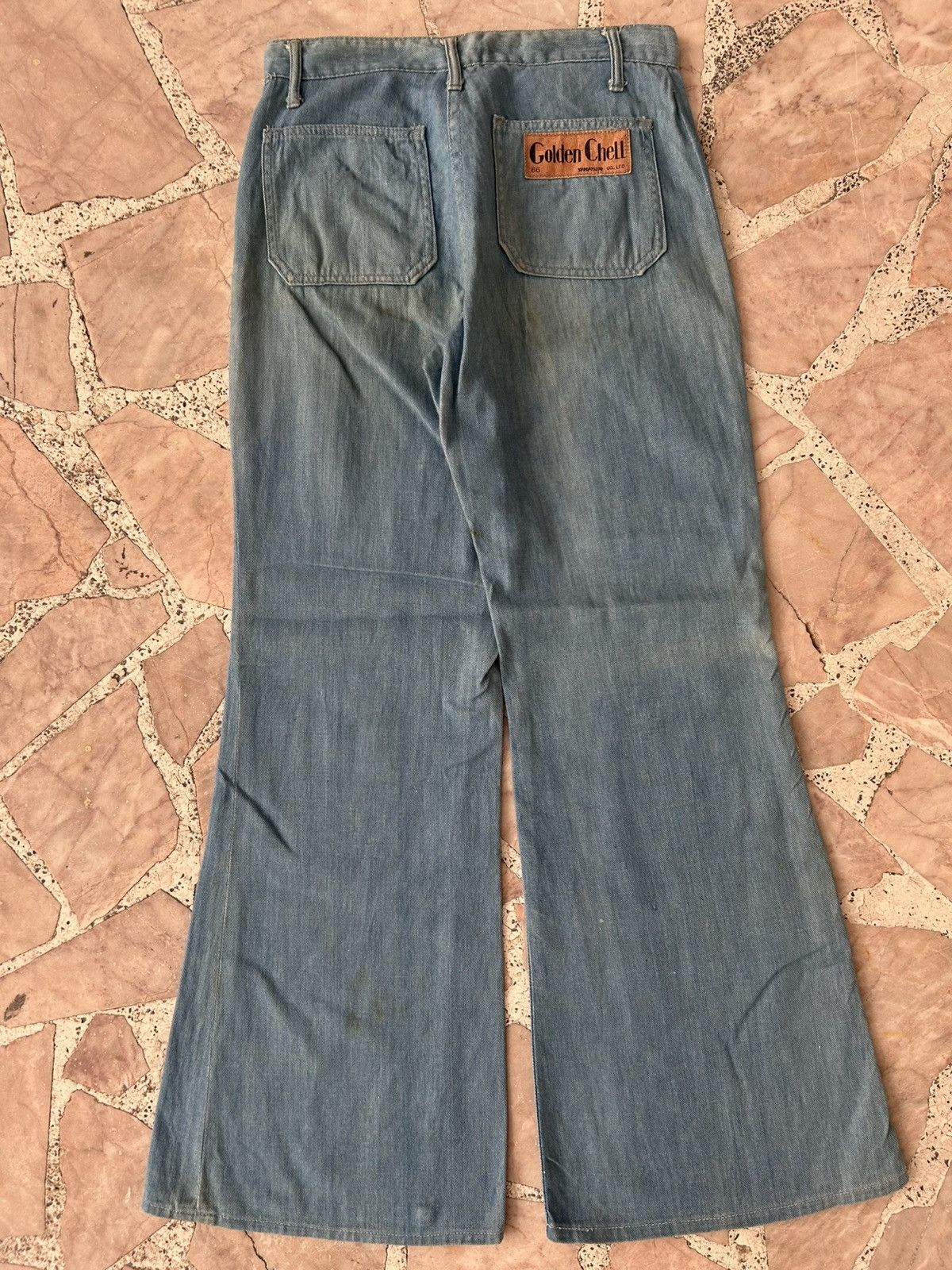 Yohji Yamamoto Japan 70’s Vintage Flare Denim Size US 27 - 1 Thumbnail
