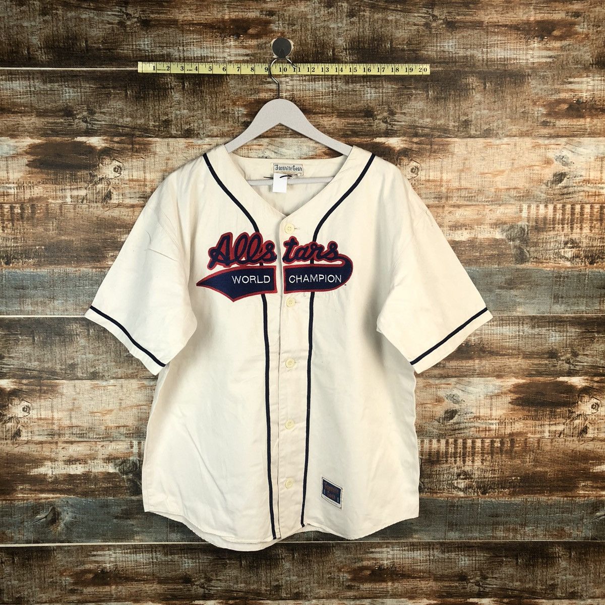 Japanese Brand × Vintage Javonite Gear All Star White jersey #A1972 Size US M / EU 48-50 / 2 - 1 Thumbnail