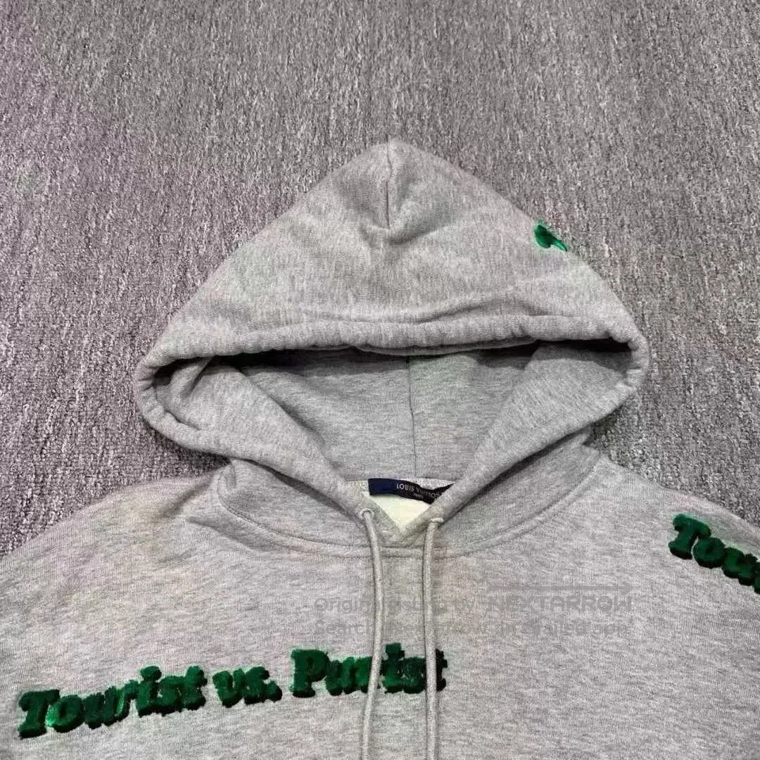 Louis Vuitton gray logo hooded sweatshirt size S. Size US S / EU 44-46 / 1 - 4 Thumbnail
