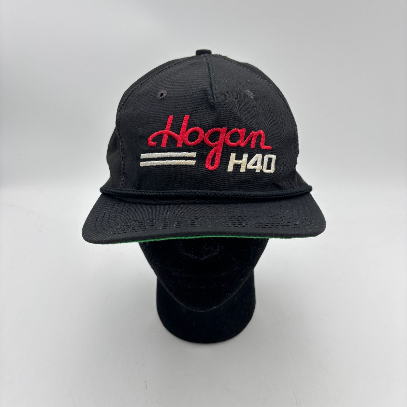 Hogan × Vintage Vintage Ben Hogan H40 Hat 90s Golf Chord Leather Strapback Size ONE SIZE - 1 Thumbnail