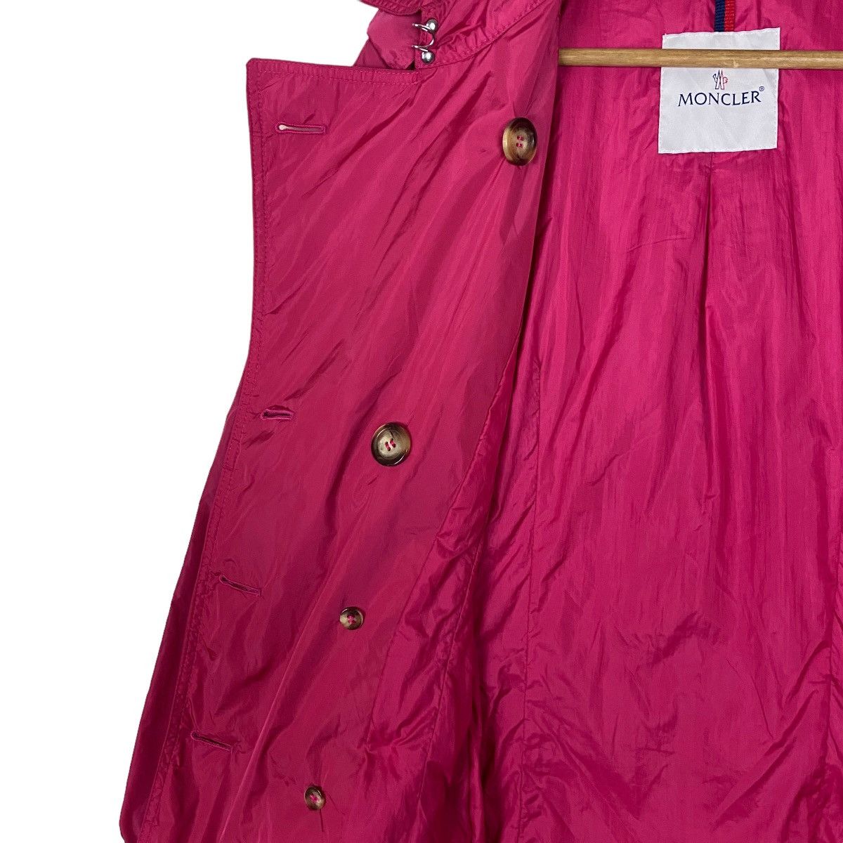 Moncler Vintage Moncler Double Breasted Belted Windbreaker Light Size S / US 4 / IT 40 - 12 Thumbnail