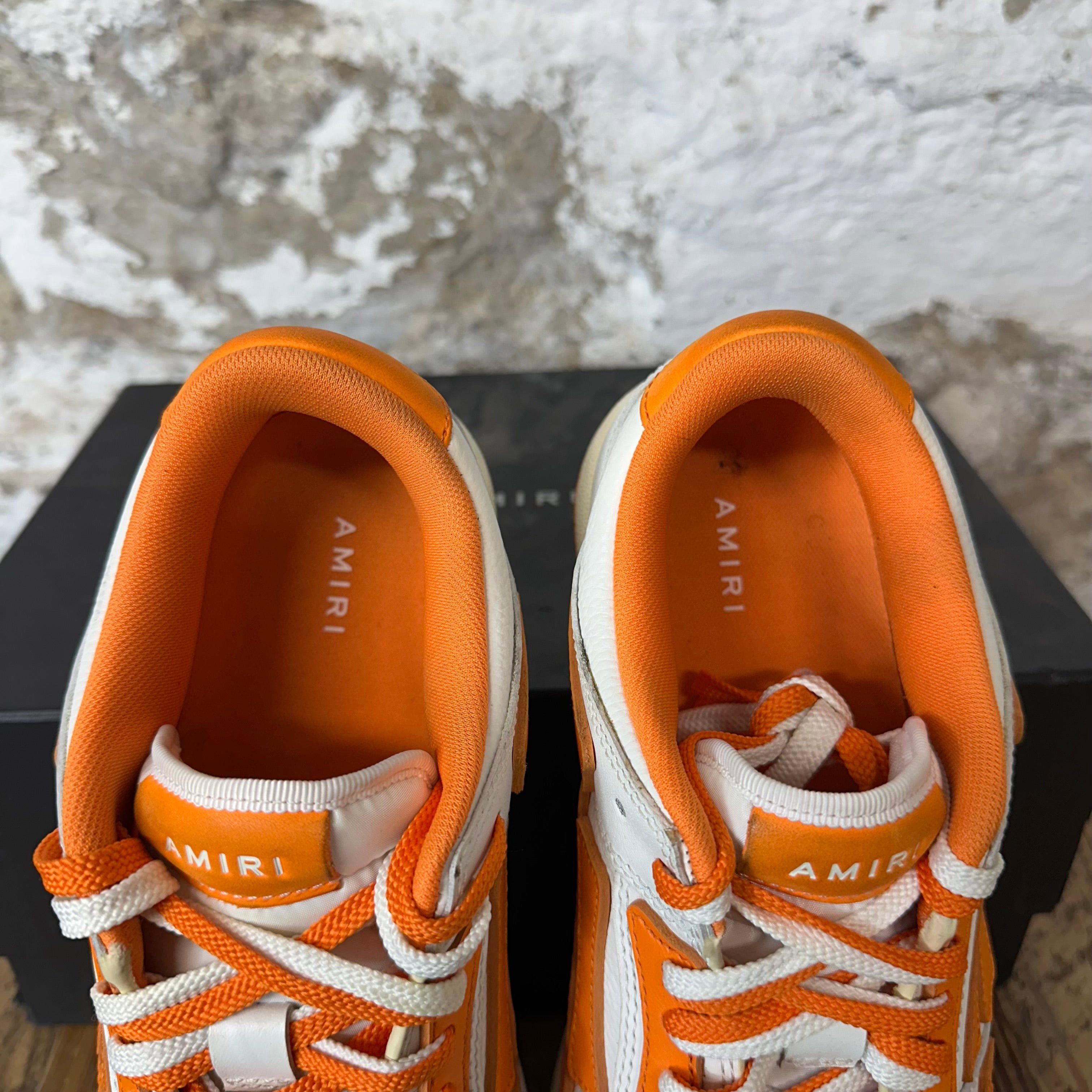 Amiri Amiri Orange Skeleton White Cream Sneaker Sz 10 (43) Size US 10 / EU 43 - 4 Thumbnail