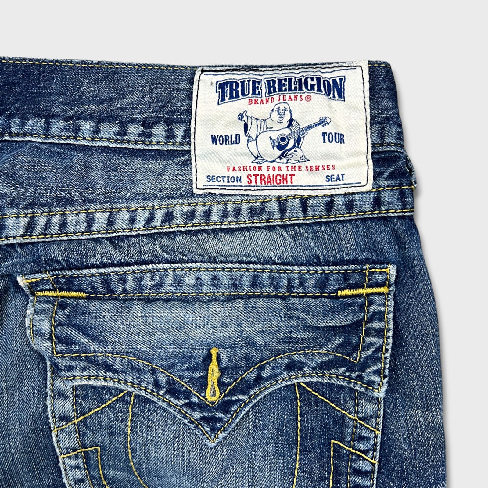 True Religion True Religion Jeans 38x29 World Tour Straight Denim Pants Size US 38 / EU 54 - 8 Thumbnail
