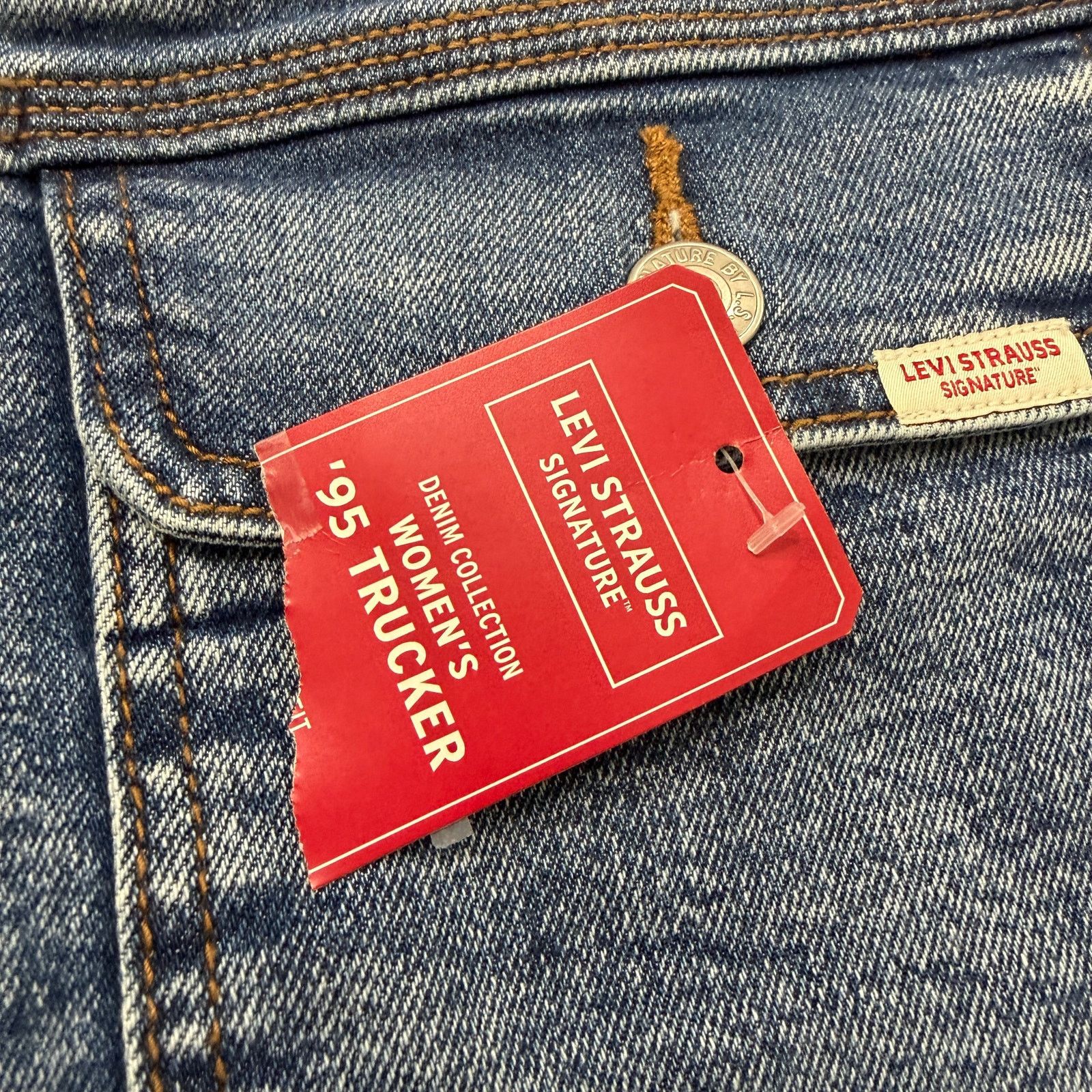 Levi's Levis Strauss Signature Jacket ’95 Trucker Jacket Small Size S / US 4 / IT 40 - 5 Thumbnail