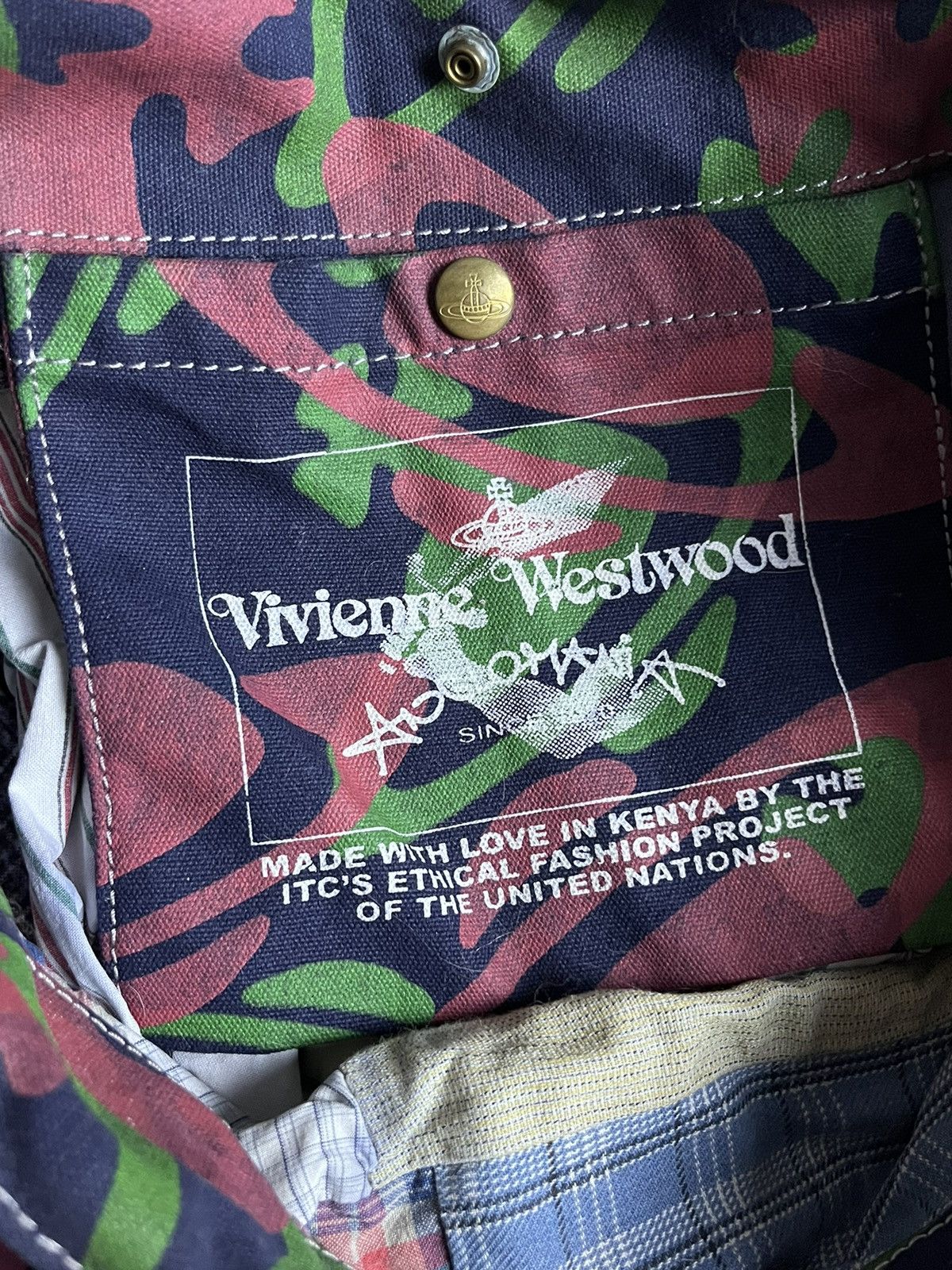 Vivienne Westwood Vivienne westwood - Anglomania Orb logo tote bag Size ONE SIZE - 3 Thumbnail