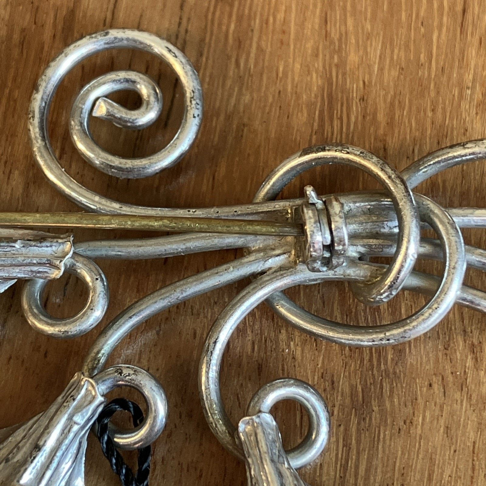 Other Vtg CORO CALLA LILY Floral Pin BROOCH 925 Sterling Silver Size ONE SIZE - 9 Thumbnail