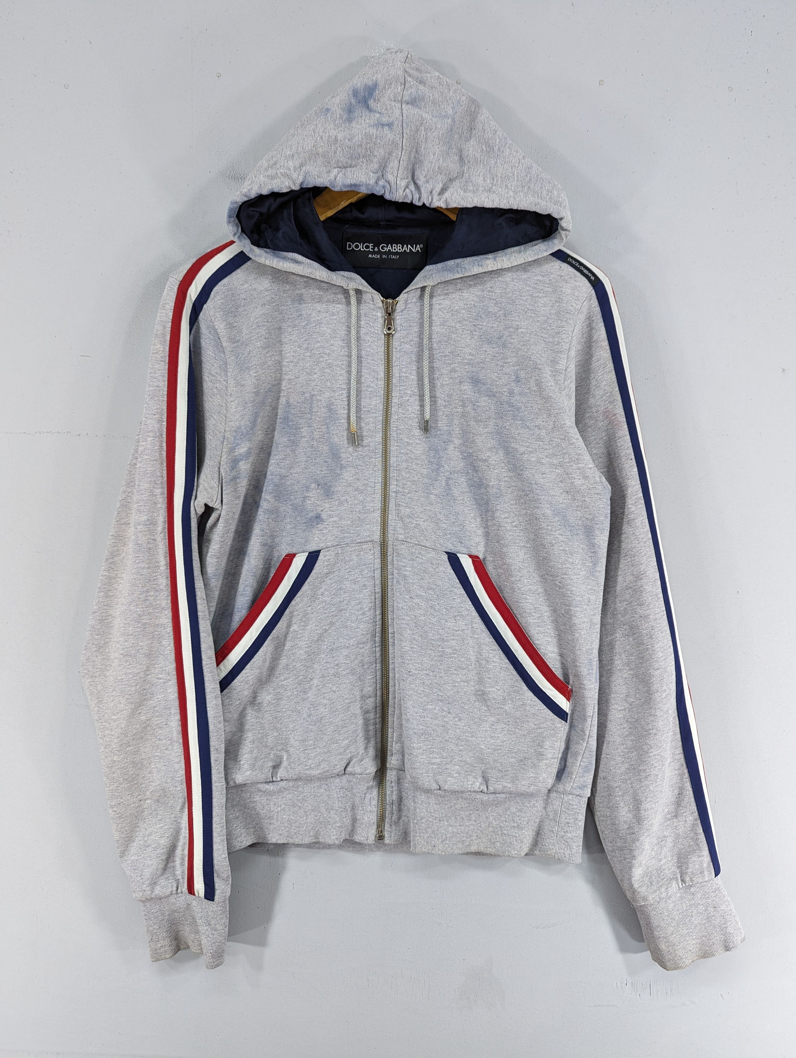 Dolce & Gabbana Dolce&Gabanna Zipper Hoodie Distressed Size US M / EU 48-50 / 2 - 1 Thumbnail