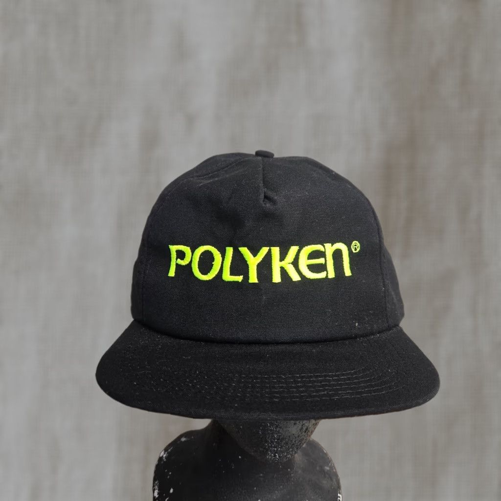 Vintage VINTAGE Hat Baseball Adult One Size Black Solid Retro Adjustable Snapback Cap Cap Mens Size ONE SIZE - 1 Thumbnail