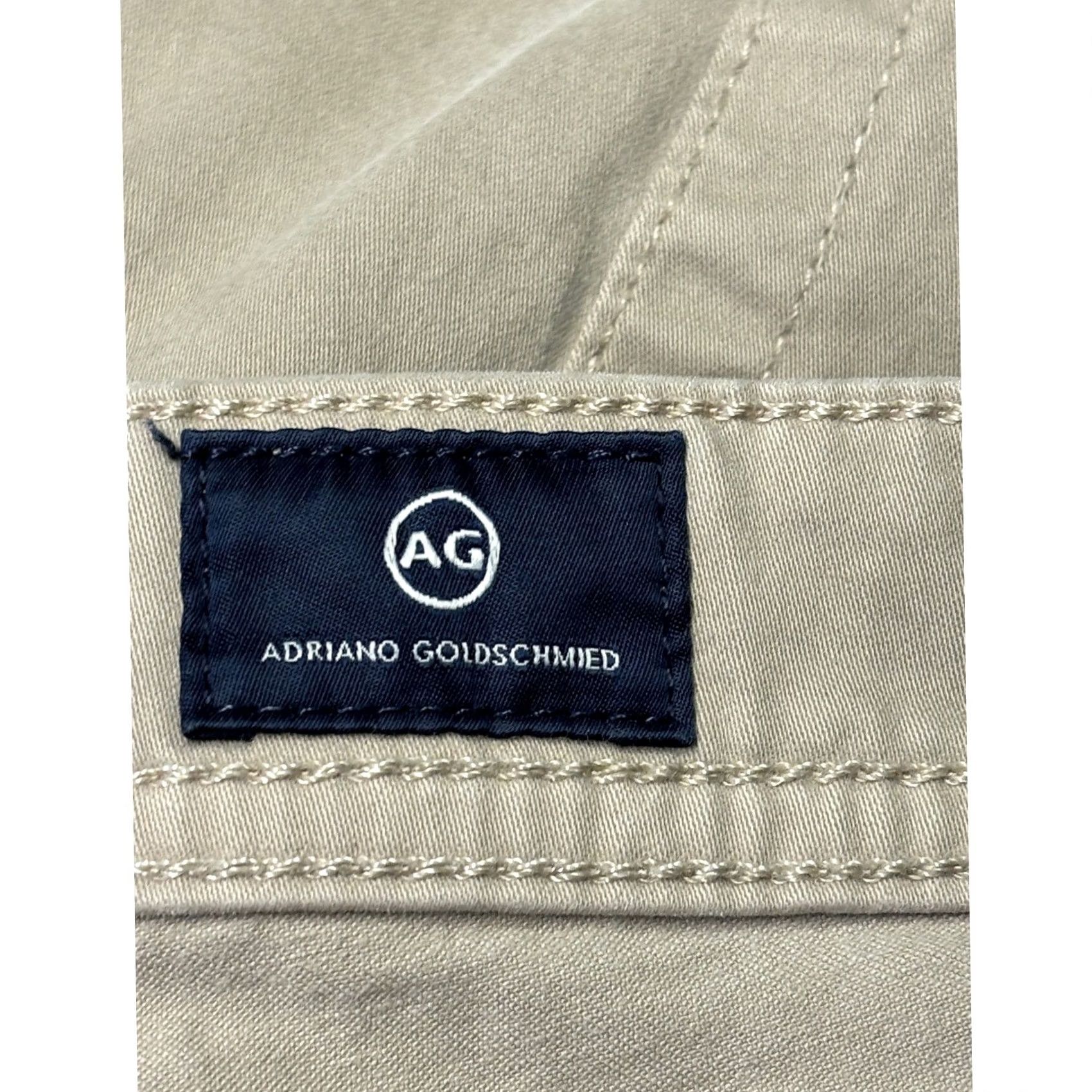 Vintage AG Adriano Goldschmied The Tellis Modern Slim Pants 33x29 Tan Khaki Size US 33 - 5 Thumbnail