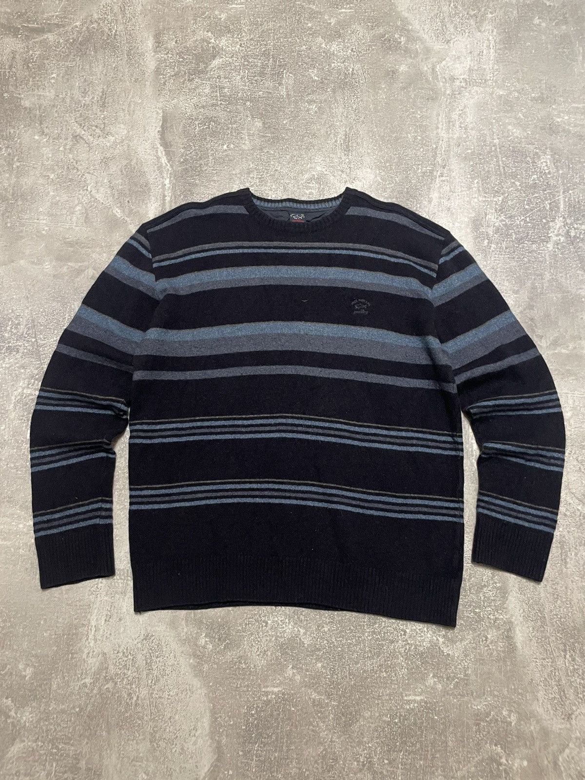 Paul & Shark Vintage Paul Shark Wool Striped Sweater 3XL Size US XXL / EU 58 / 5 - 1 Thumbnail