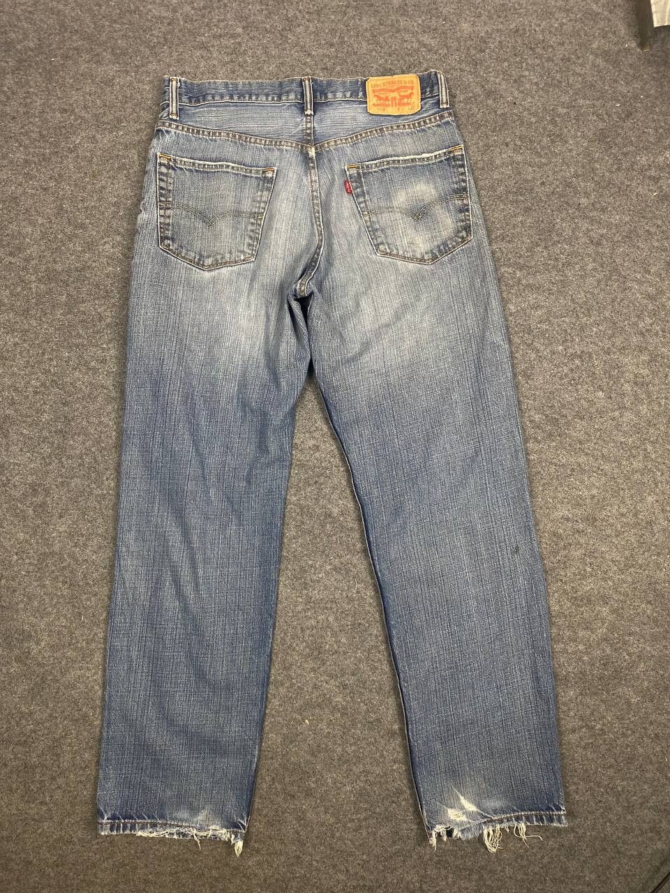Levi's levis 550 relaxed fit distressed denim nice design Size US 36 / EU 52 - 1 Thumbnail