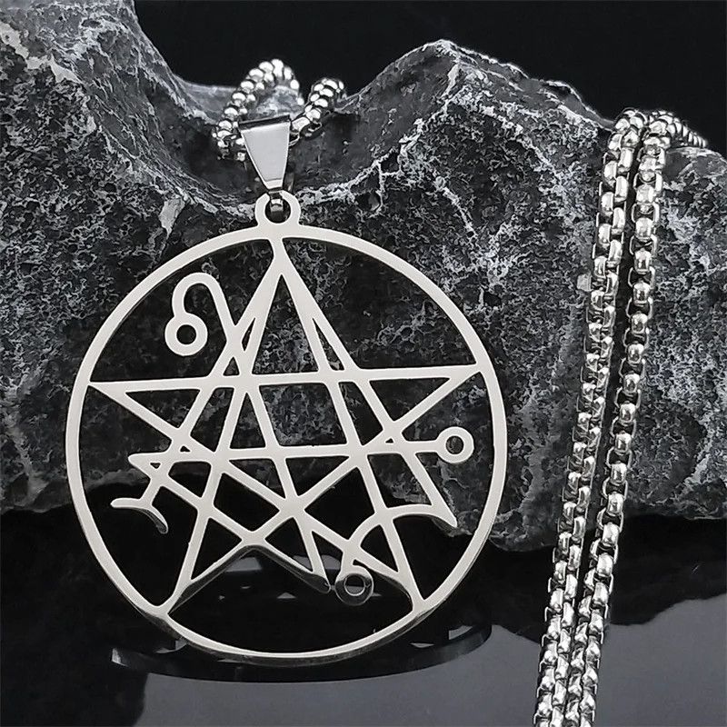 Jewelry Necronomicon Pendant Necklace Emblem Talisman Size ONE SIZE - 3 Thumbnail