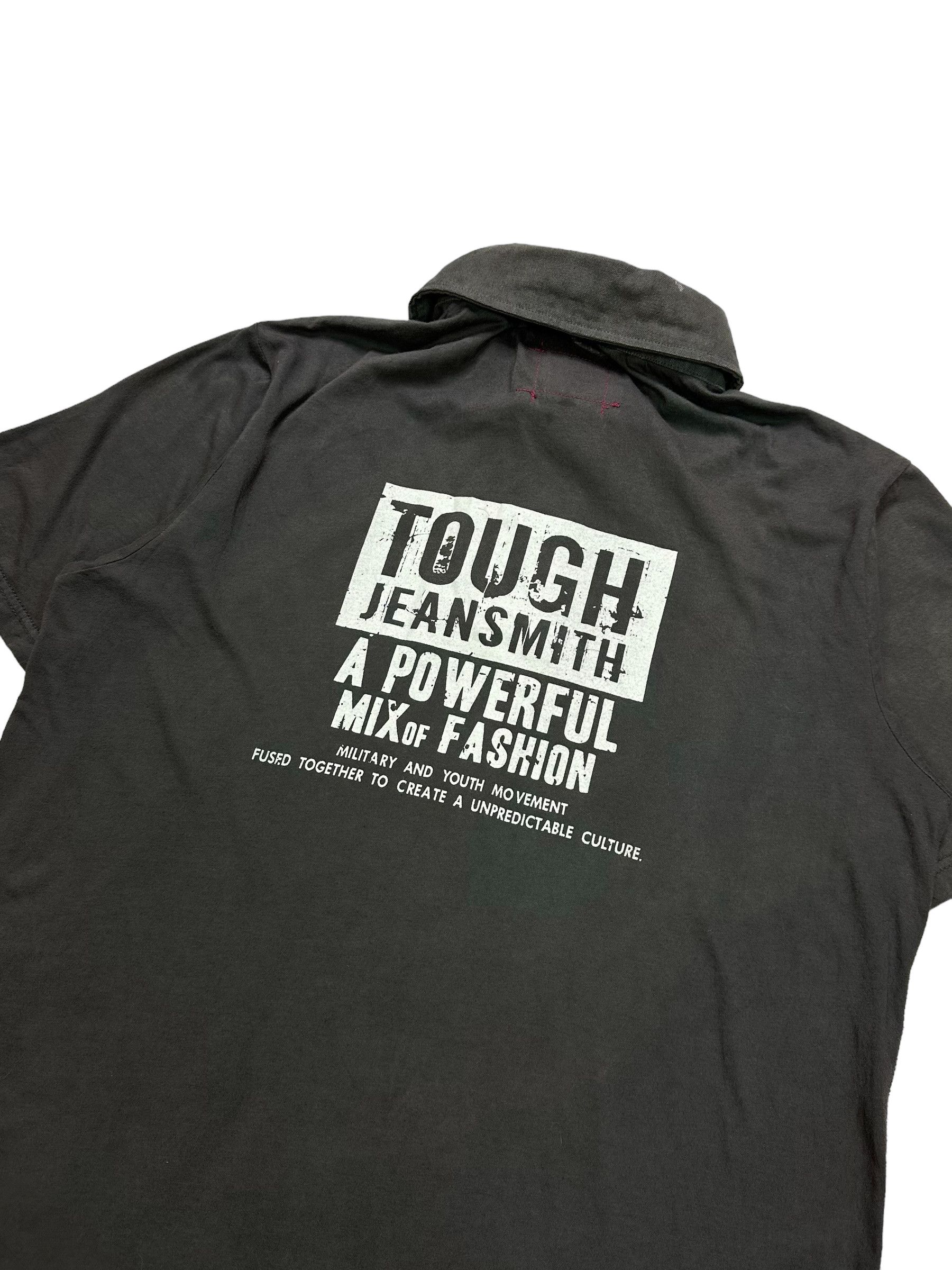 Japanese Brand Tough Jeansmith big logo polo tshirt Size US L / EU 52-54 / 3 - 2 Thumbnail