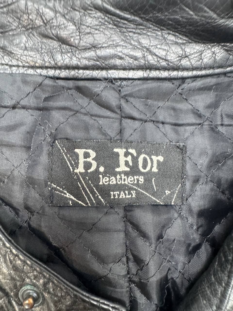 Vintage Vintage leather biker jacket for men Size US L / EU 52-54 / 3 - 3 Thumbnail