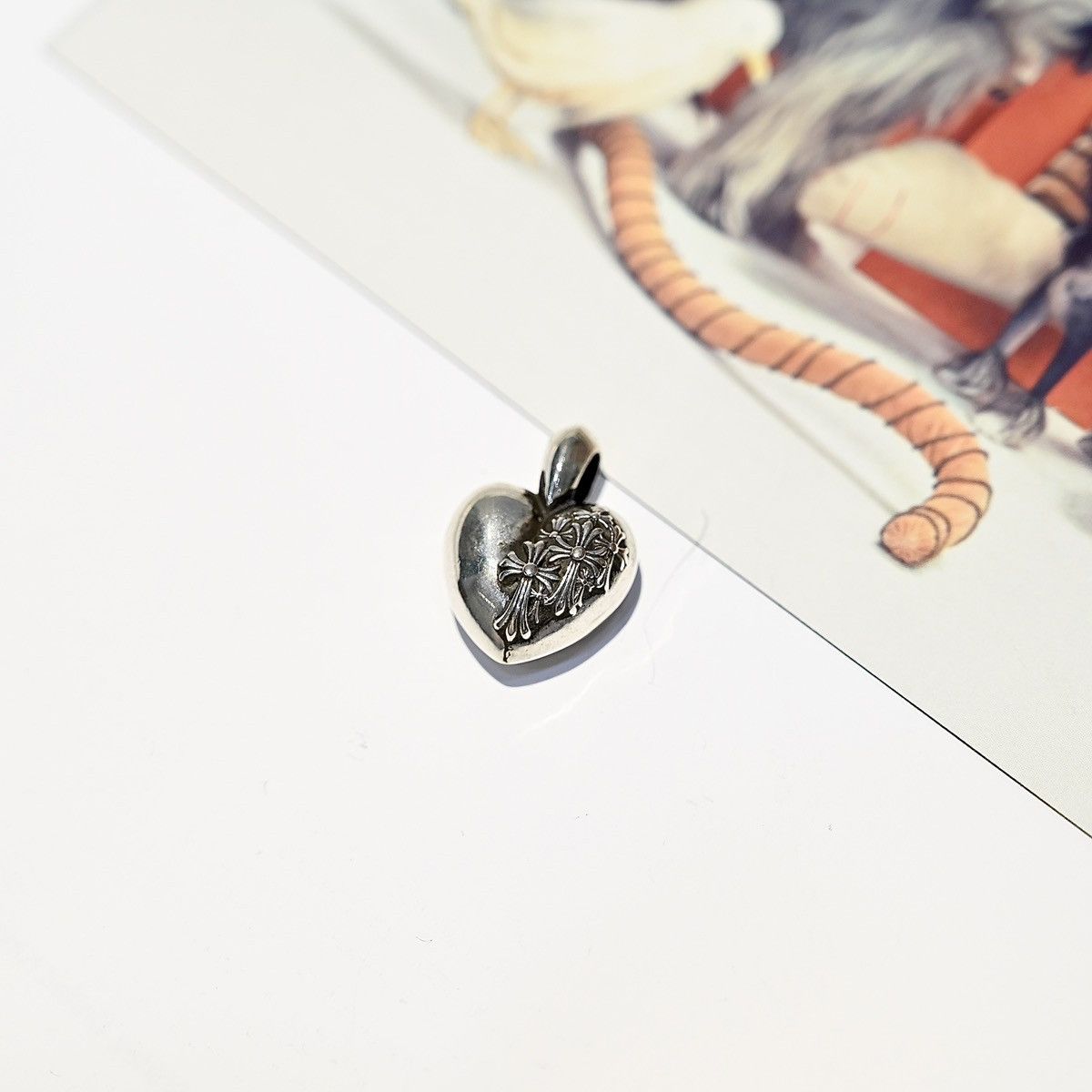 Chrome Hearts CHROME HEARTS R.I.P HEART CHARM SILVER Size ONE SIZE - 1 Thumbnail