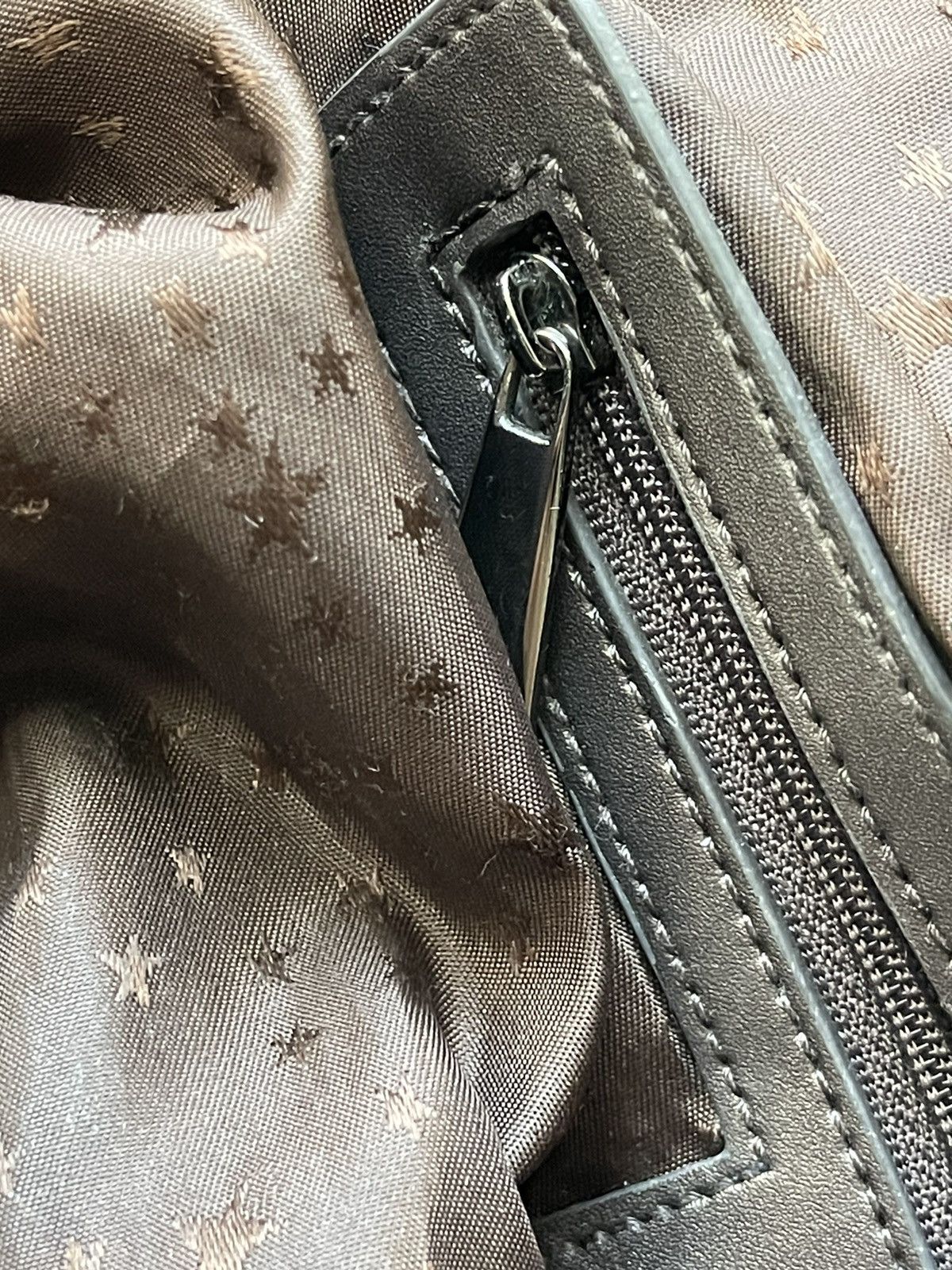 Designer × Thierry Mugler × Vintage Vintage Thierry Mugler brown star nylon bag Size ONE SIZE - 21 Thumbnail