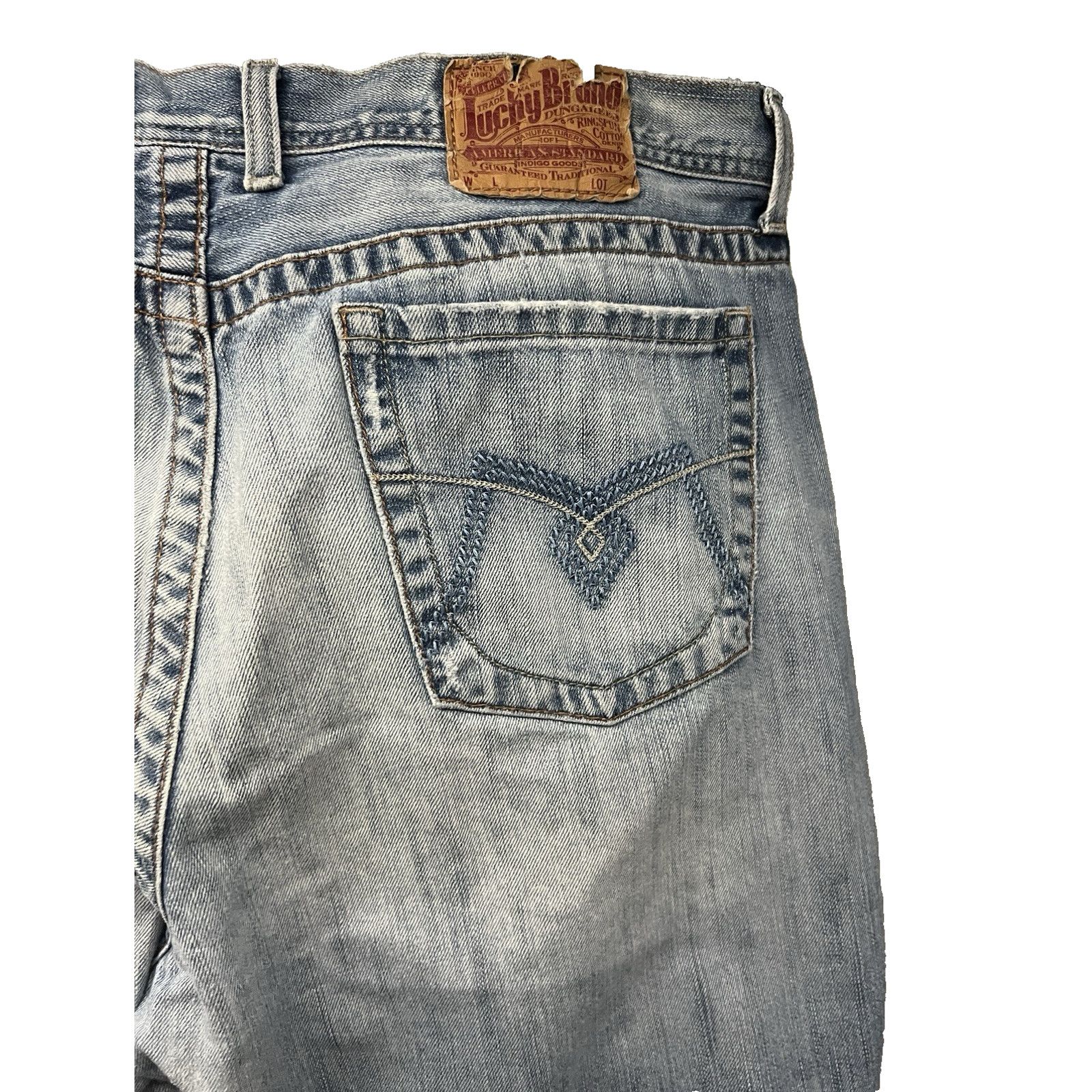 Lucky Brand Lucky Brand Denim Jeans Relax Bootleg Mens 38x31 Distressed Size US 38 / EU 54 - 6 Thumbnail