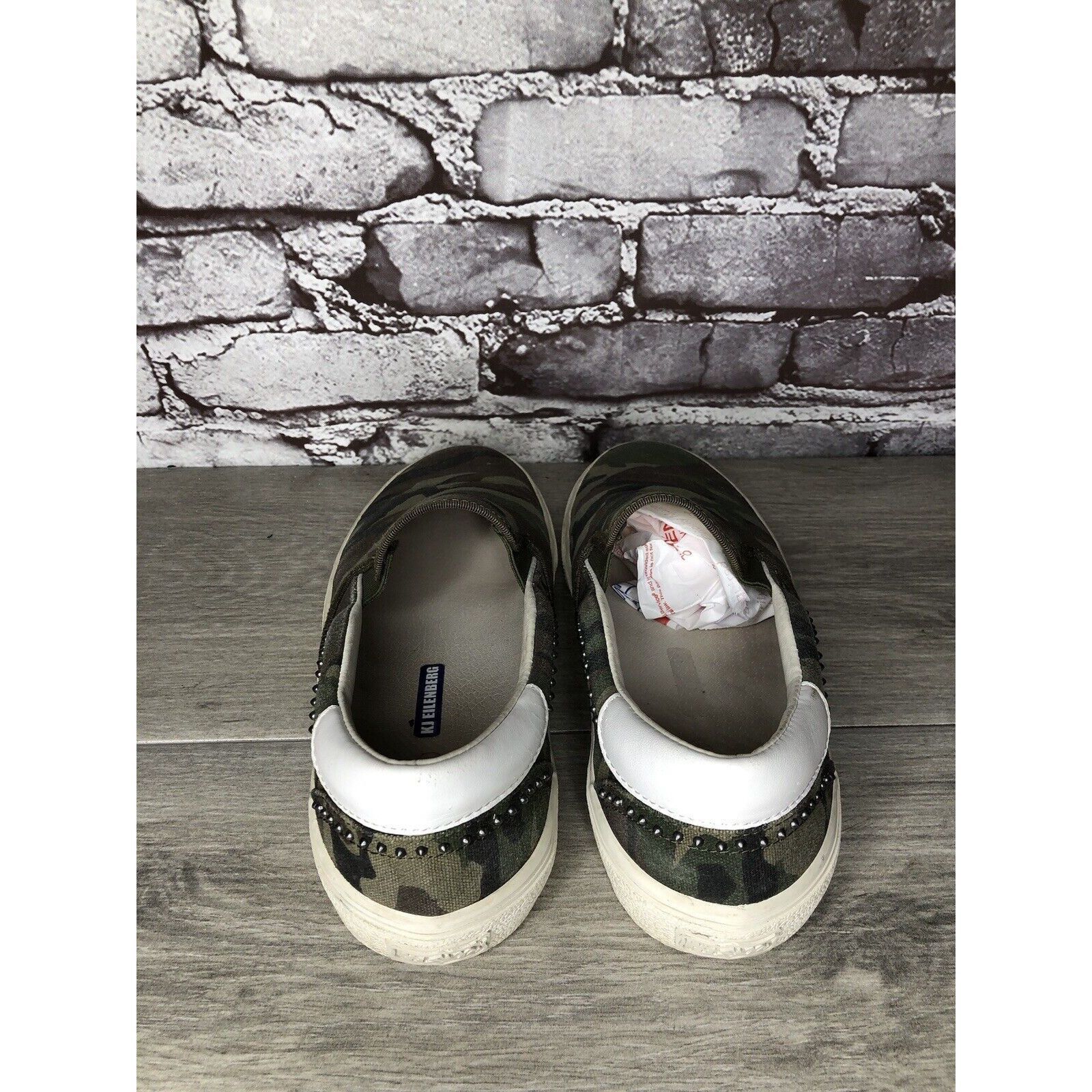 ASH Ash Nikita Camouflage Army Military Canvas Slip On Sneakers Size US 8.5 / IT 38.5 - 5 Thumbnail