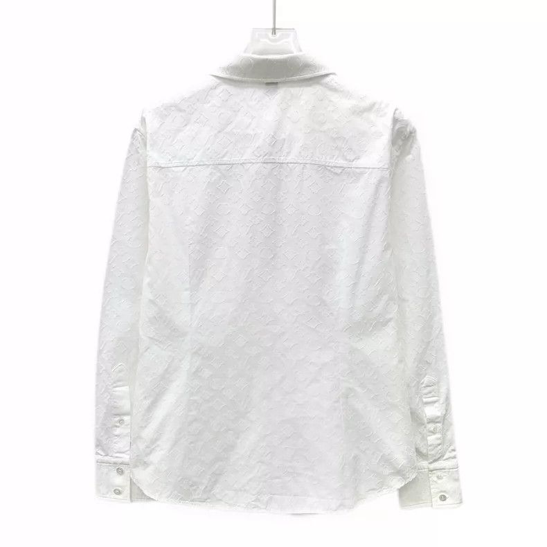 Louis Vuitton Louis Vuitton 22 white logo embossed full-print cotton lap Size M / US 6-8 / IT 42-44 - 2 Thumbnail