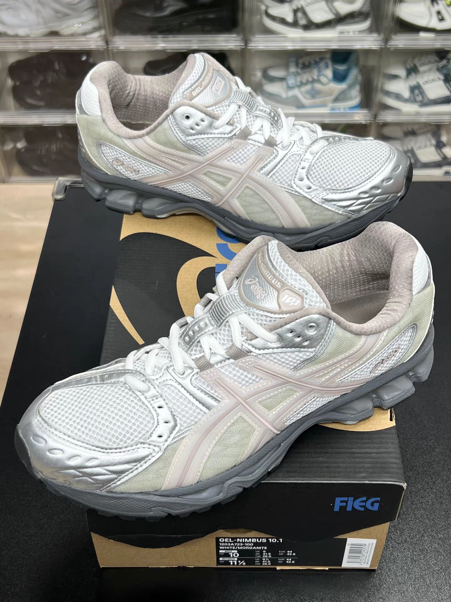 Asics KITH ASICS Gel-Nimbus Off-White Sneakers K15 Size US 11 / EU 44 - 1 Thumbnail