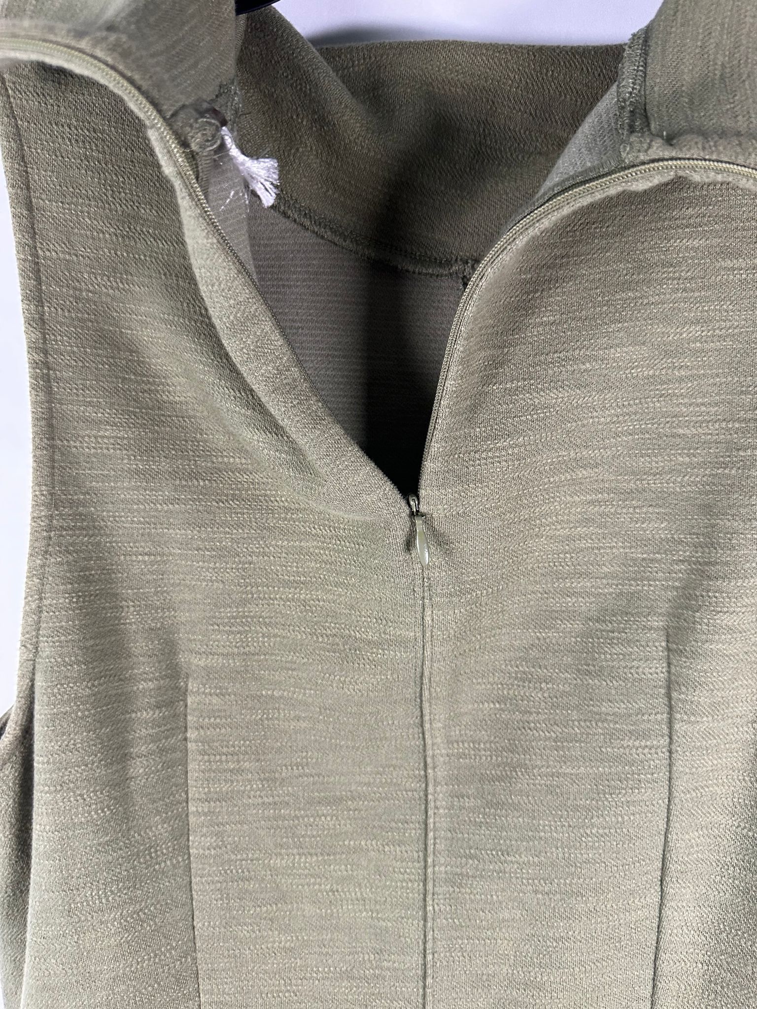 Other Free People Dress Womens S Olive Knit Sleeveless Collared Size S / US 4 / IT 40 - 3 Thumbnail