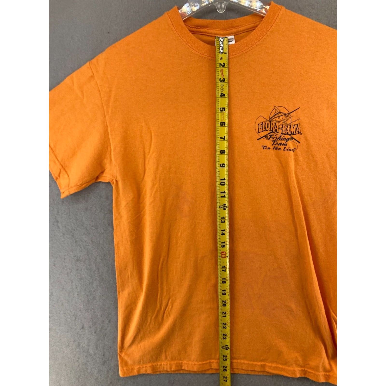 Gildan Flora-bama Mens TShirt M Orange Fishing Ive Got Friends In Low Places Shirt Mens Orange 90s Theme Fish Gildan Crew Neck Short Sleeve Jersey Cotton Size US M / EU 48-50 / 2 - 3 Thumbnail
