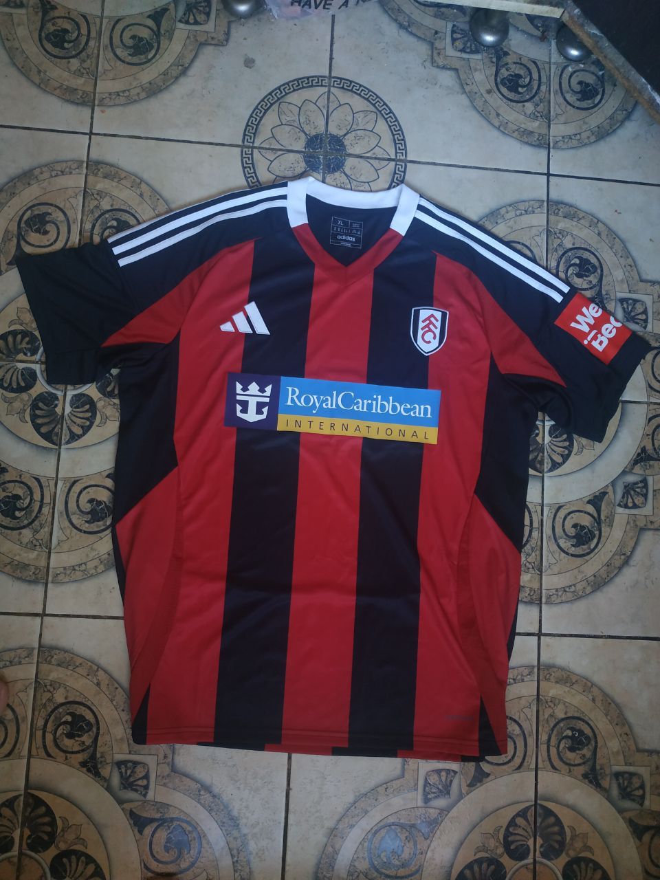 Adidas Adidas Fulham FC 2024/25 Away Jersey BNWT Blokecore XL Size US XL / EU 56 / 4 - 7 Thumbnail