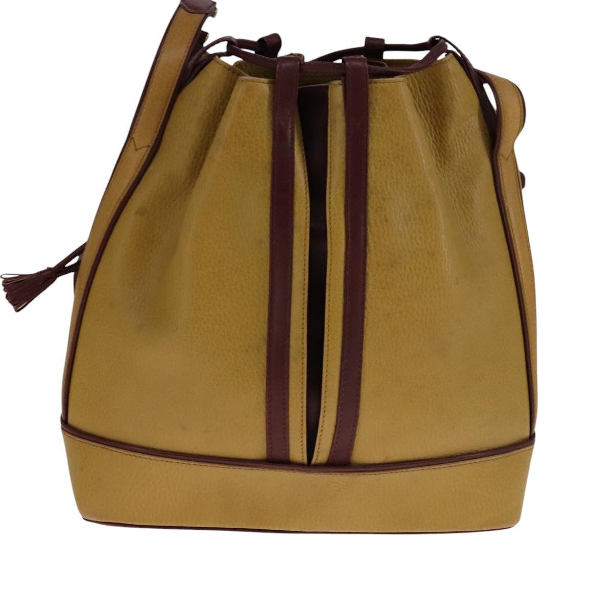 Cartier Cartier Shoulder Bag Leather Yellow Size ONE SIZE - 2 Thumbnail