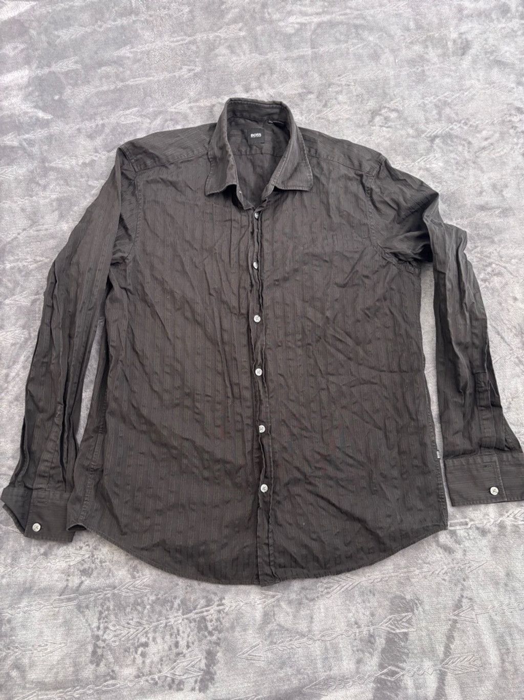 Hugo Boss Men's BOSS Hugo Boss Shirt, XL, Black Size US XL / EU 56 / 4 - 1 Thumbnail