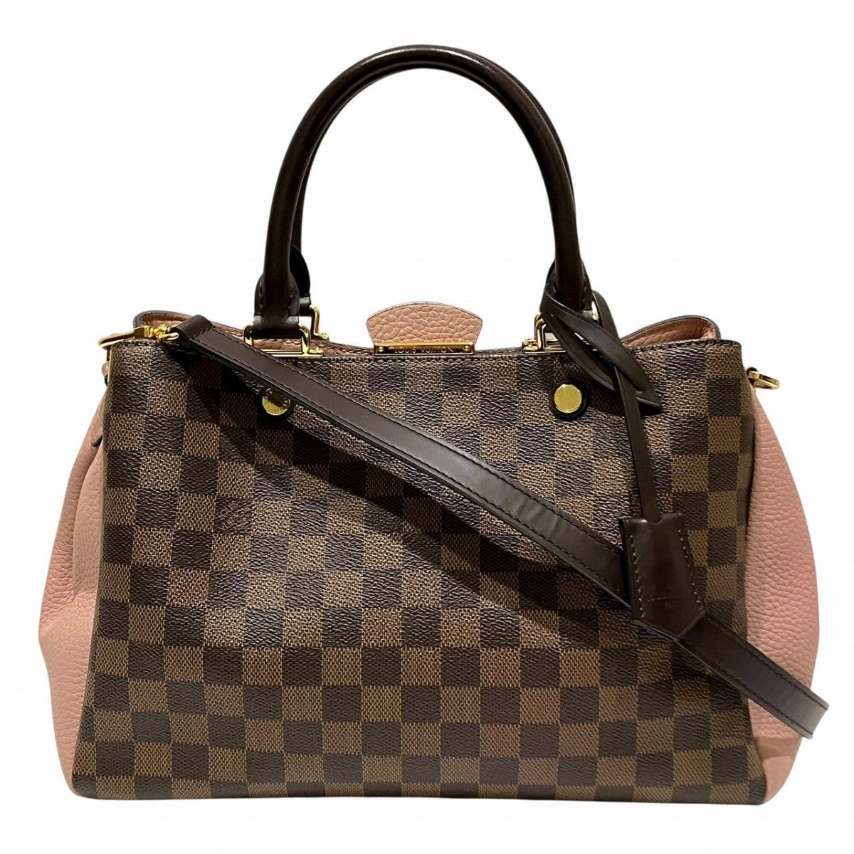Louis Vuitton Louis Vuitton Louis Vuitton Brittany Damier Handbag Textile Handbag N41674 DUTY FREE for USA Size ONE SIZE - 1 Thumbnail