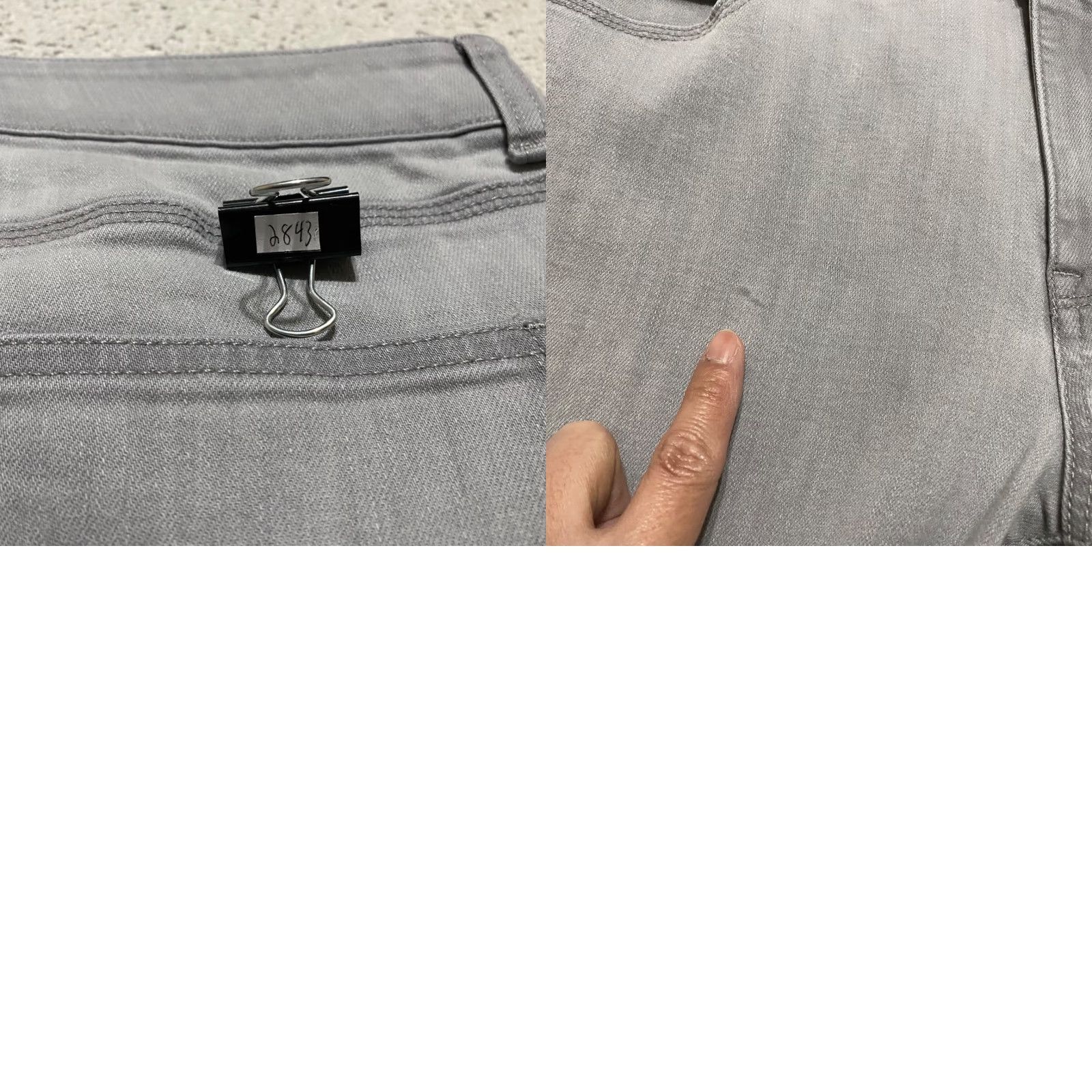 Talbots Talbots Jeans 12 Gray Medium Wash Straight 5-Pocket Denim Mid Rise Womens Jeans Size 34" / US 12 / IT 48 - 9 Thumbnail