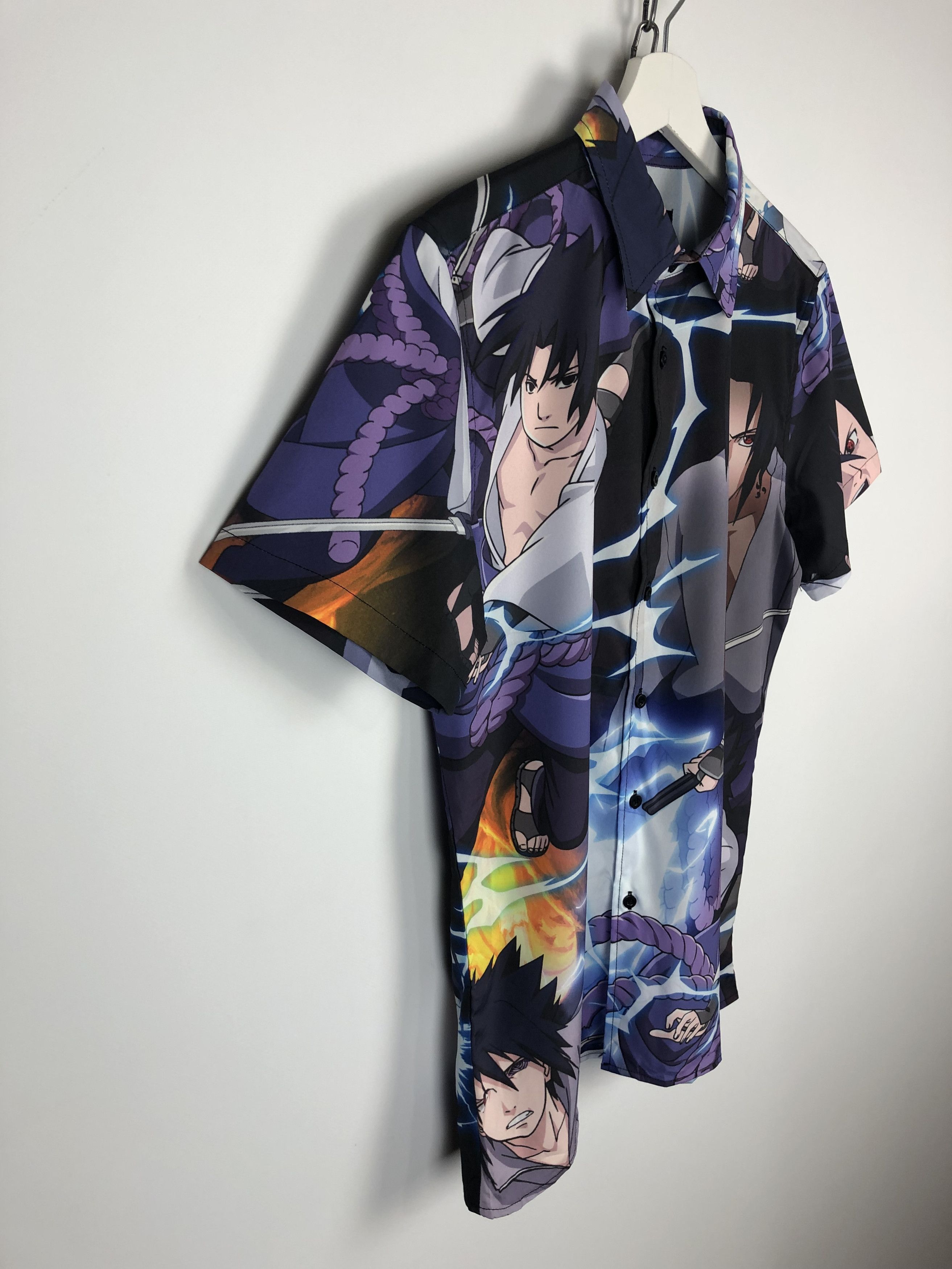 Anime Reason Naruto Shirt Sasuke Overprinted size S Size US S / EU 44-46 / 1 - 4 Thumbnail