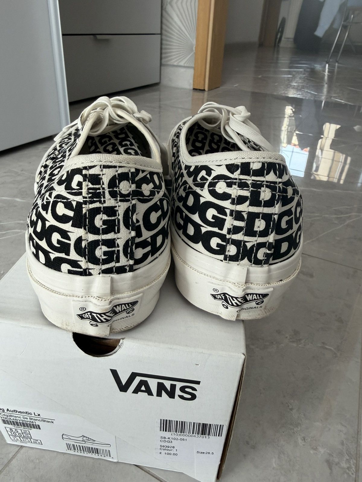 Comme des Garcons × Vans Vans x Commes Des Garçons Sneaker Size US 8.5 / EU 41-42 - 4 Thumbnail