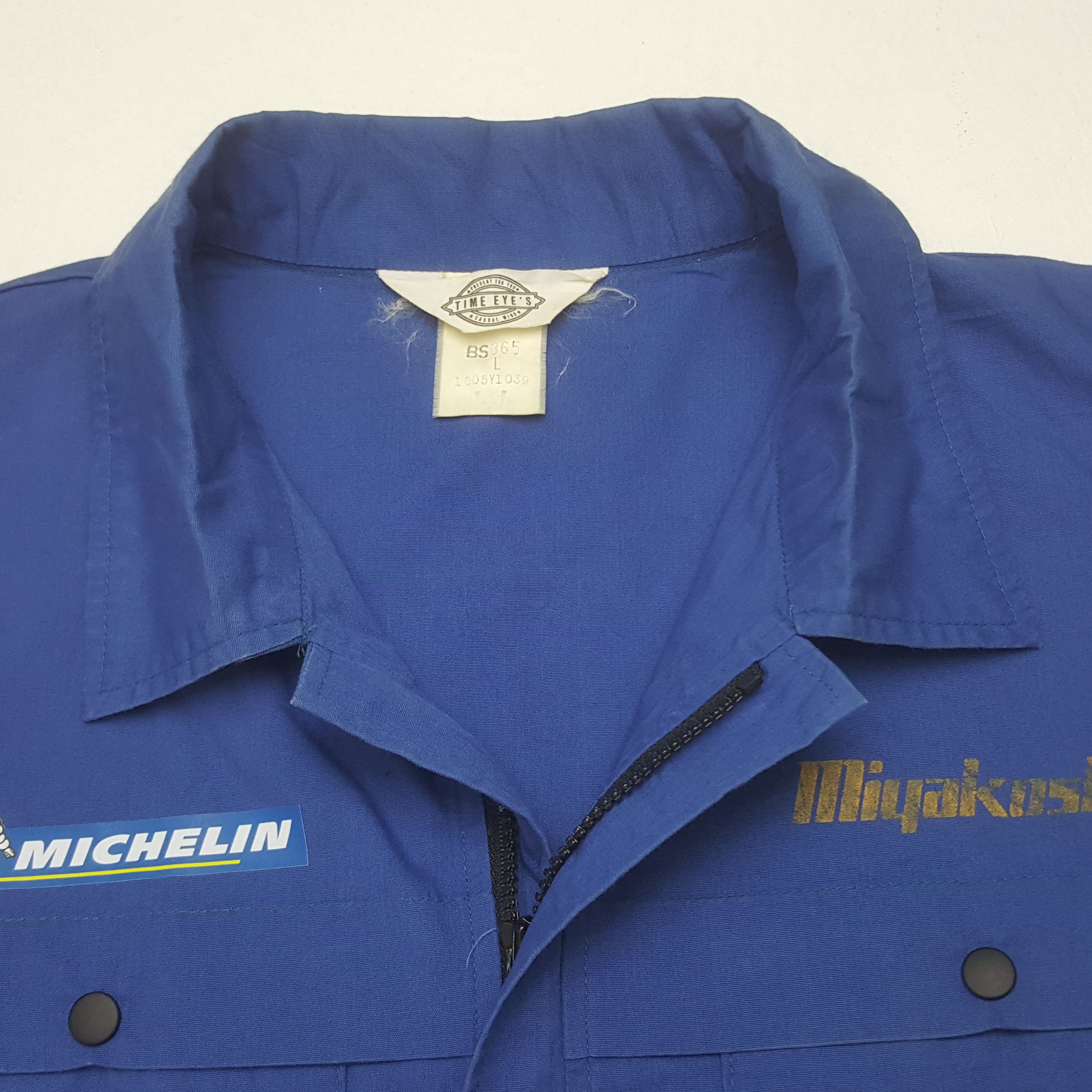Japanese Brand Vintage Japan Worker Michelin Custom Uniform Jacket Size US M / EU 48-50 / 2 - 5 Thumbnail