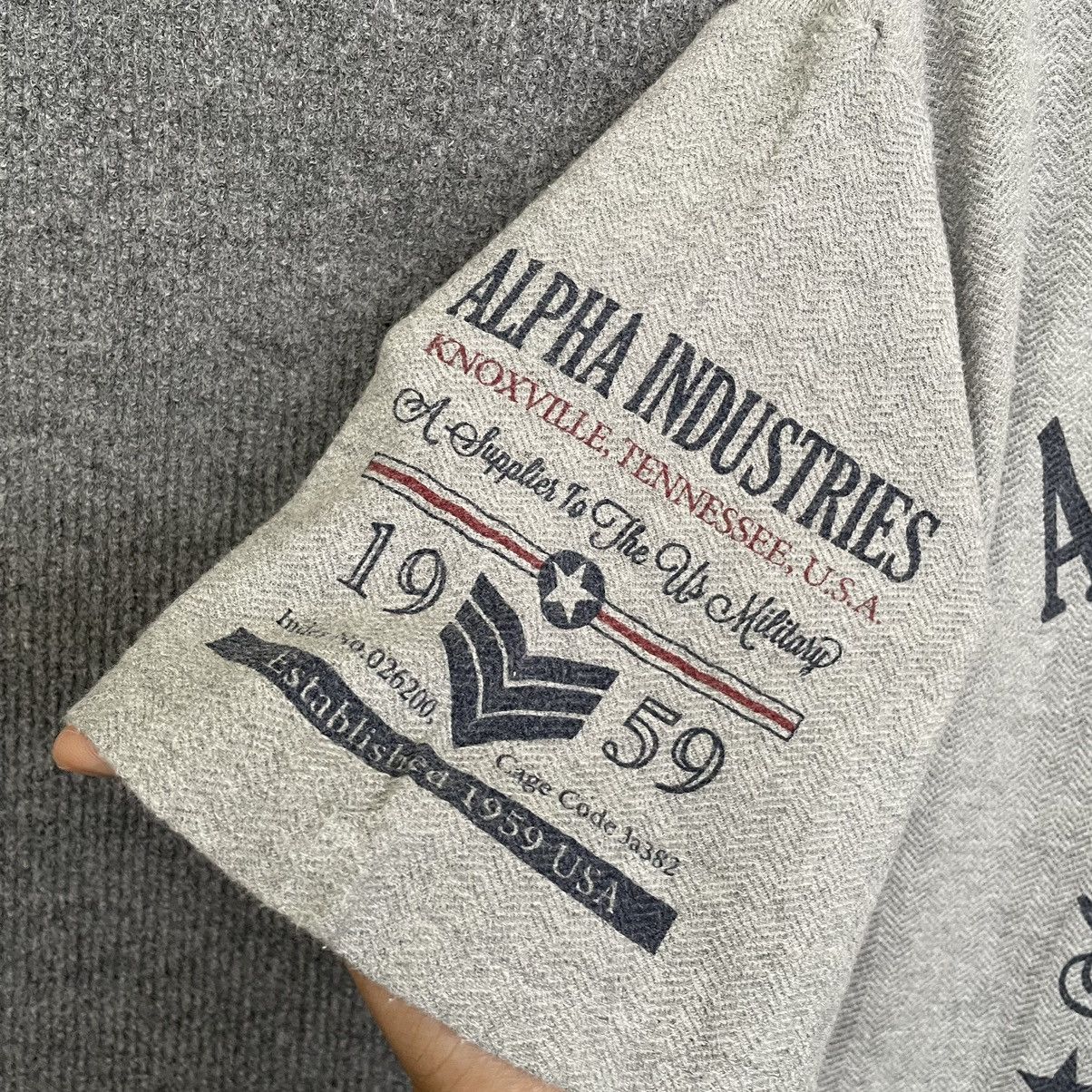 Alpha Industries × Vintage Vintage Y2K Official U.S. Defense Dept. Contractor Tee Size US L / EU 52-54 / 3 - 3 Thumbnail