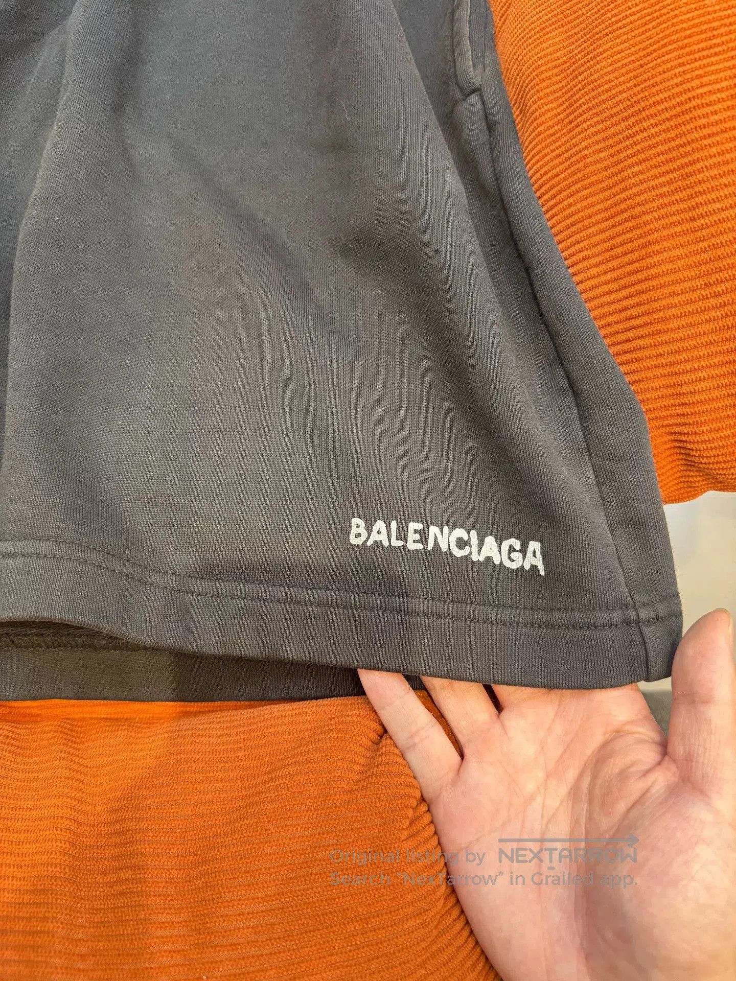 Balenciaga Balenciaga Logo Print Casual Shorts. Size US 26 / EU 42 - 2 Thumbnail