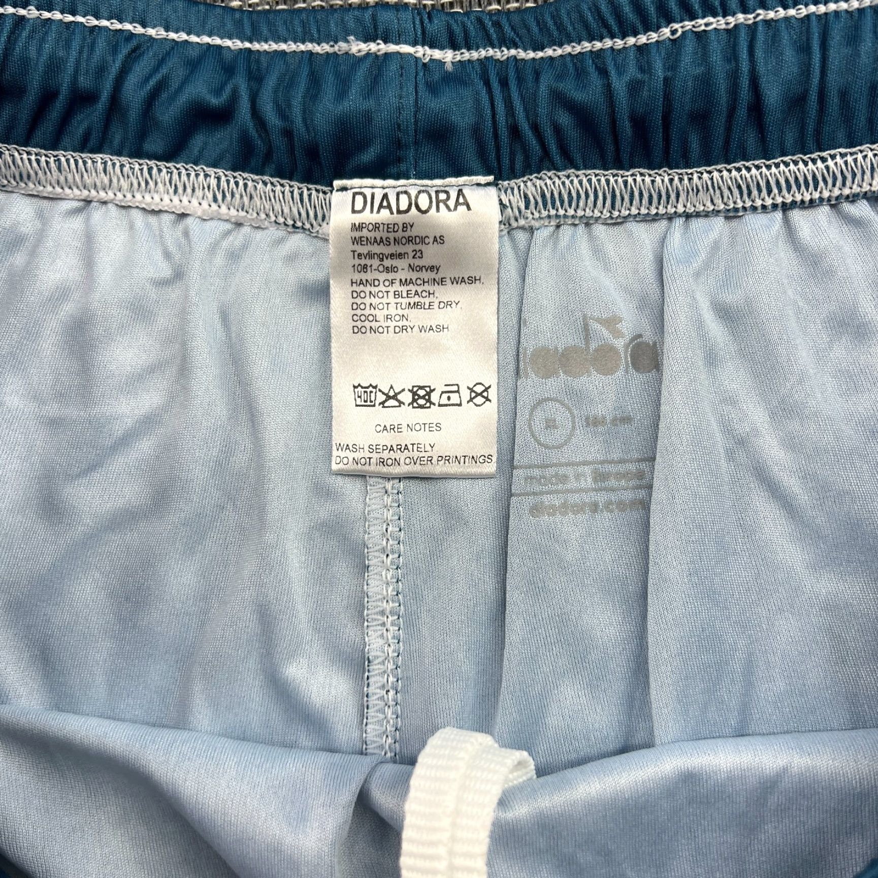 Diadora Diadora FK Bodo Glimt 2021 2022 Away Shorts XL Adult Football Norway Blue Men Athletic Shorts Size US 36 / EU 52 - 4 Thumbnail