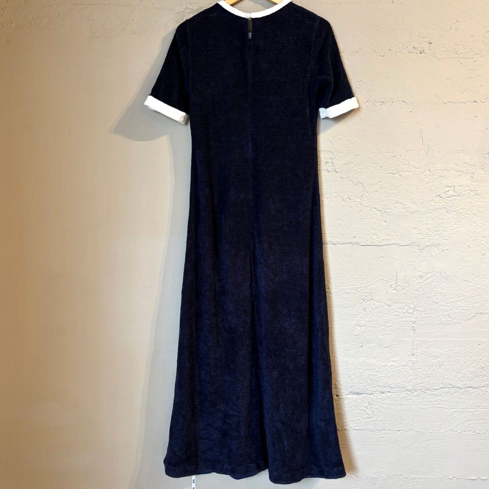 Loro Piana Loro Piana Lavagna Piped Linen Cotton Terry Dress Women's 46 Quiet Luxury Shirt Dress Midi Blue 46 Womens competição Size L / US 10 / IT 46 - 3 Thumbnail