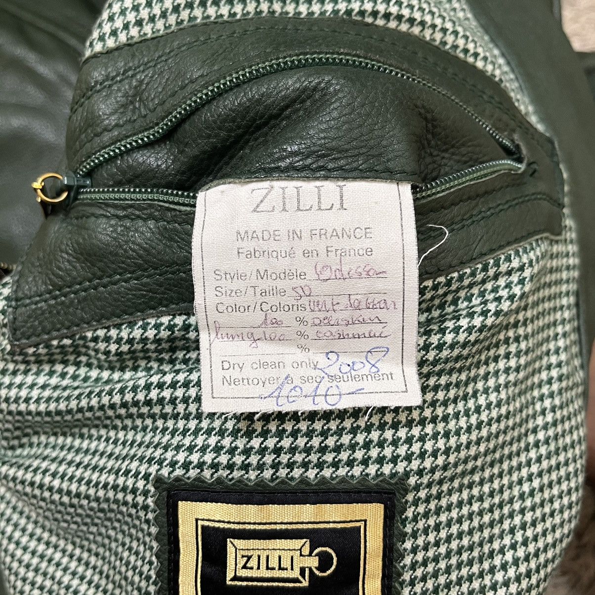 Zilli Vintage Zilli France Odessa Green Deerskin Leather Jacket Size US XXL / EU 58 / 5 - 20 Thumbnail