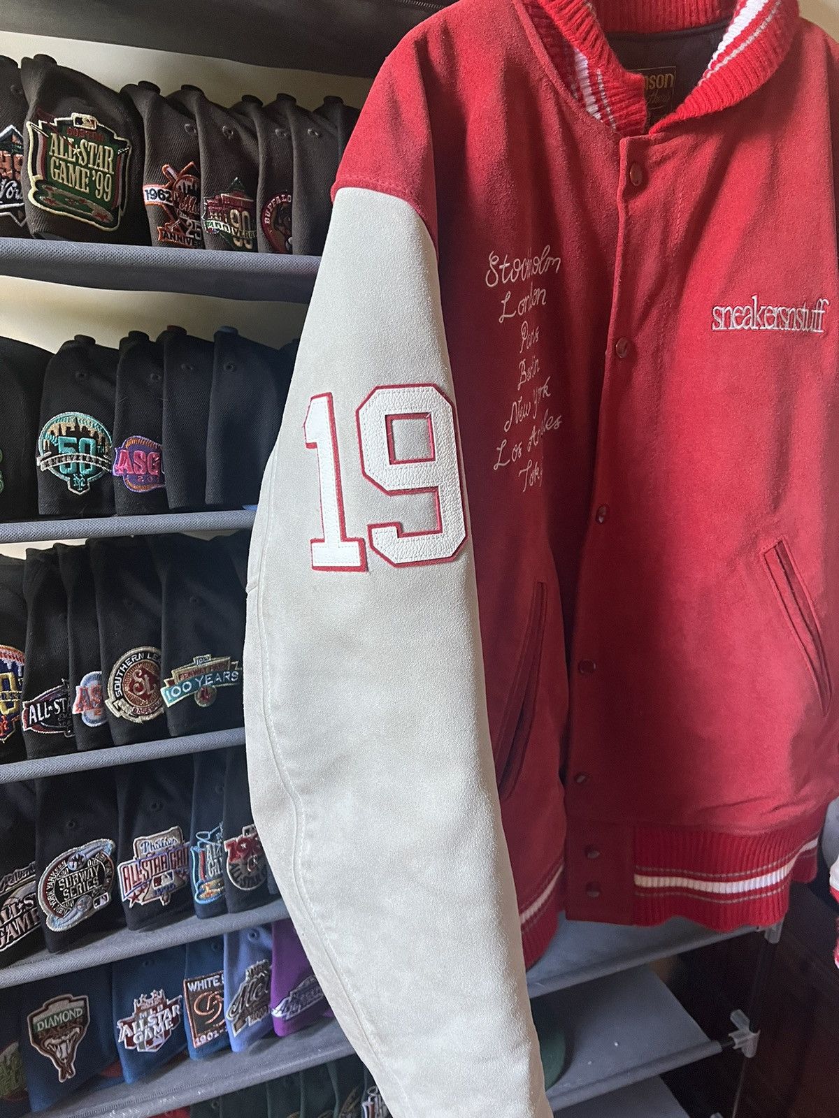 Sneakersnstuff × Vanson Leathers Vanson x Sneakersnstuff Suede Jacket Size XL Size US XL / EU 56 / 4 - 6 Thumbnail