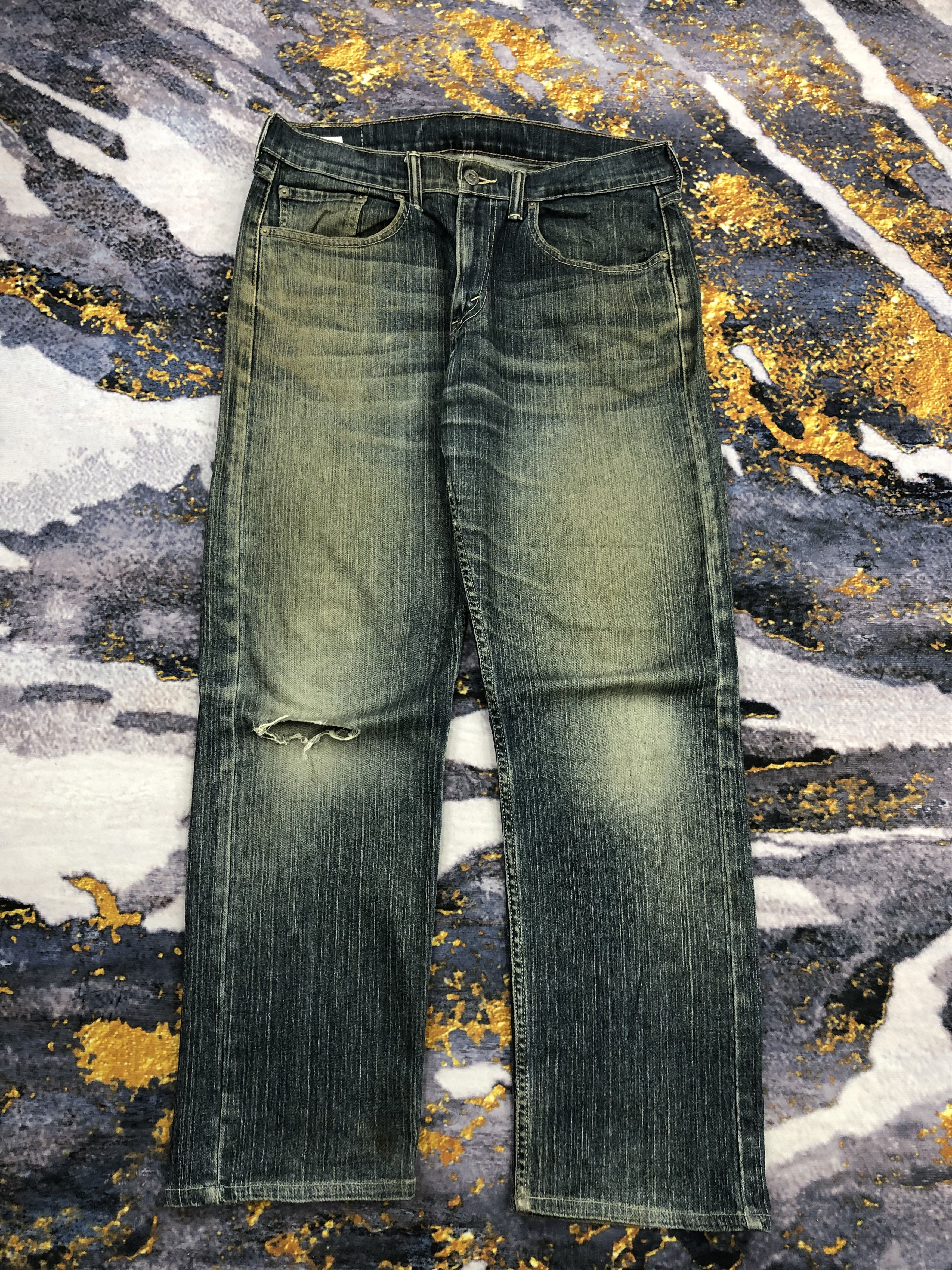 Levi's Vintage Levis 505 Rusty Blue Denim Jeans DPP0141 Size US 32 / EU 48 - 1 Thumbnail