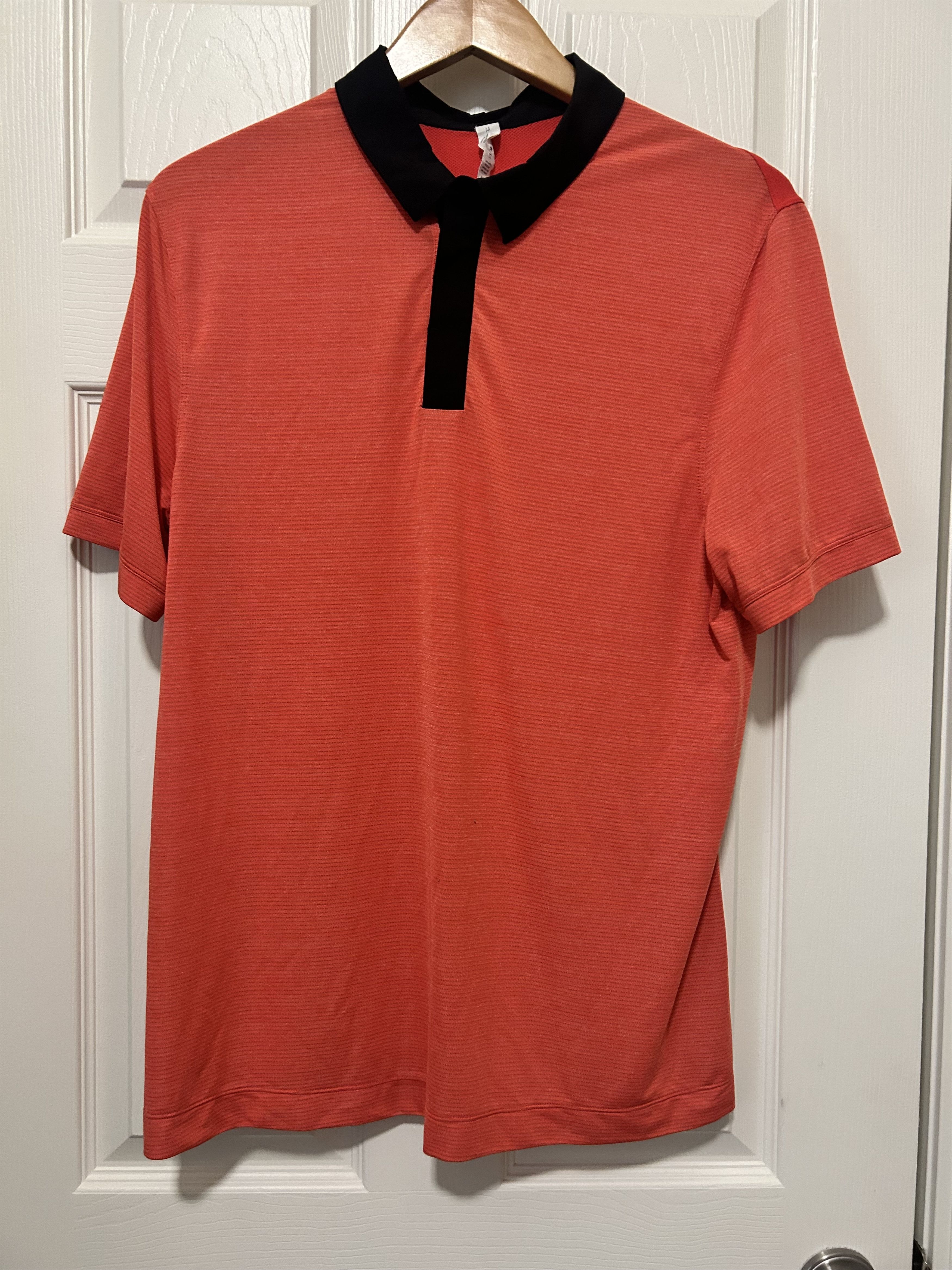 Lululemon Lululemon Precision Golf Polo Performance Orange Red Medium Size US M / EU 48-50 / 2 - 1 Thumbnail