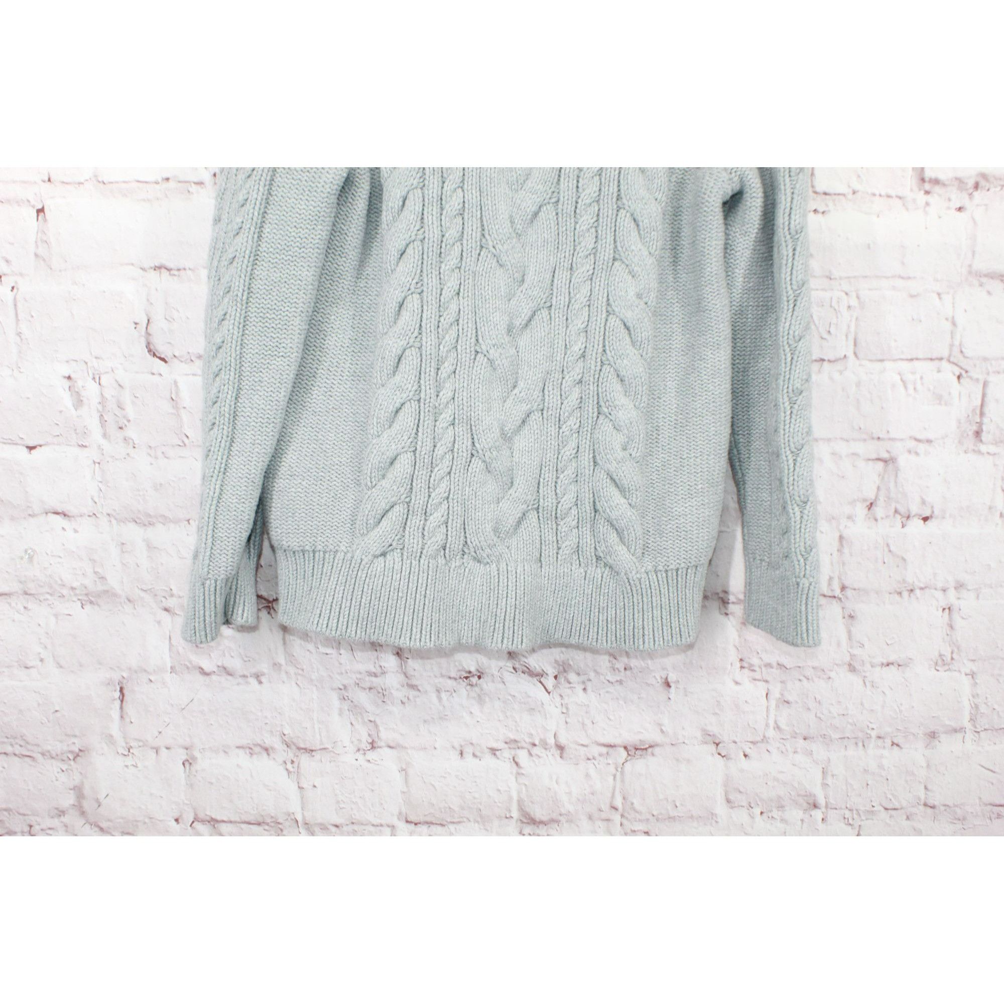 L.L. Bean LL Bean Double L Mixed Cable Sweater Funnelneck Size L / US 10 / IT 46 - 5 Thumbnail
