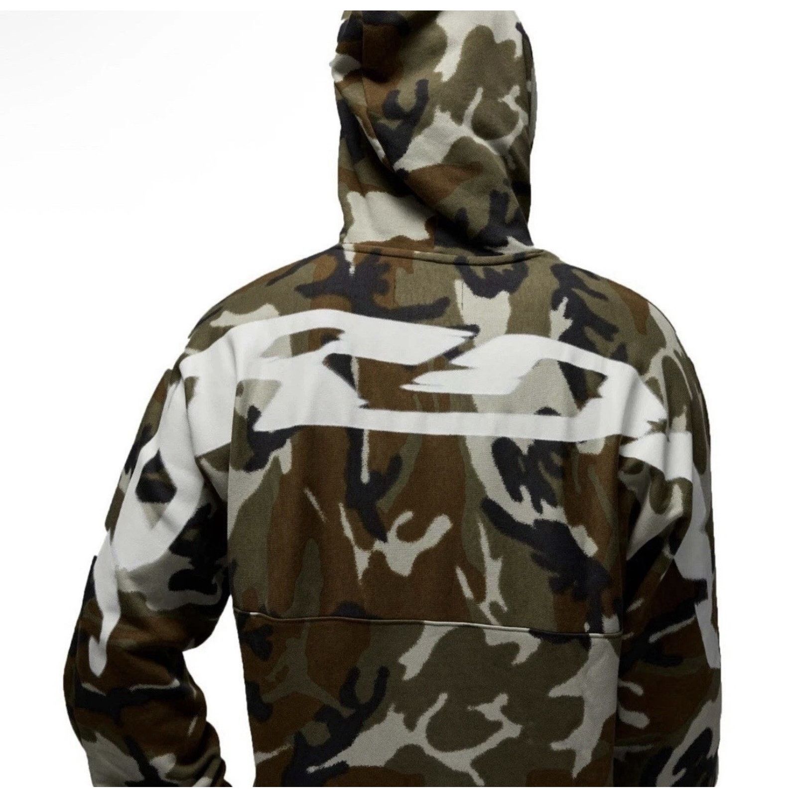 Jordan Brand Nike Air Jordan MVP Camo Hoodie Large Fleece Sweatshirt Size US L / EU 52-54 / 3 - 6 Thumbnail