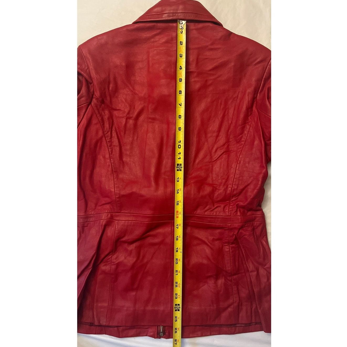 Other Vintage 80s AVANTI Leather Red Leather Jacket - Size: M Size M / US 6-8 / IT 42-44 - 9 Thumbnail