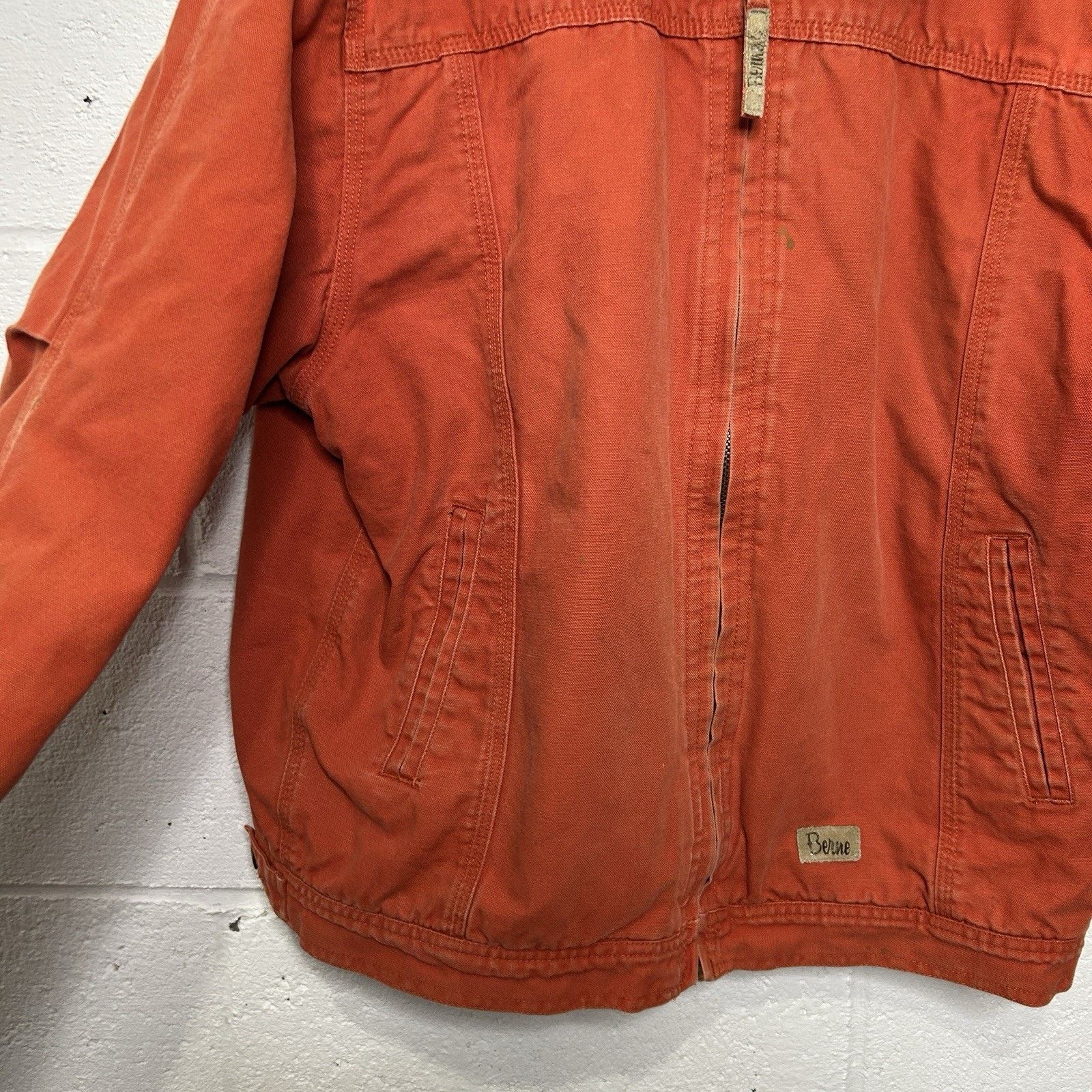 Vintage Vintage Berne Canvas Sherpa-Lined Detroit Jacket “Orange” Size L / US 10 / IT 46 - 12 Thumbnail