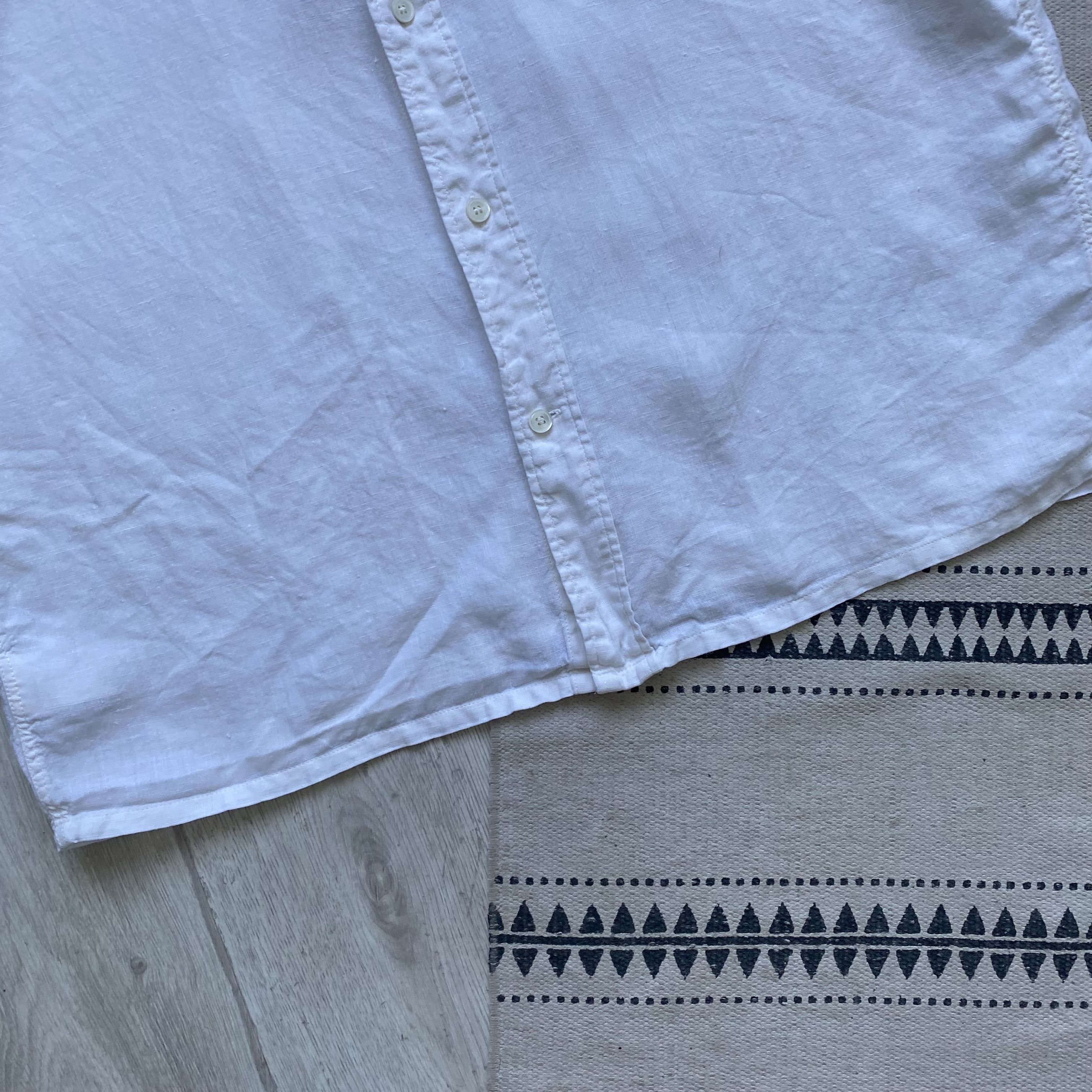 Arket Oldmoney ARKET linen shirt short sleeve Cos Allsaints Style Size US L / EU 52-54 / 3 - 3 Thumbnail