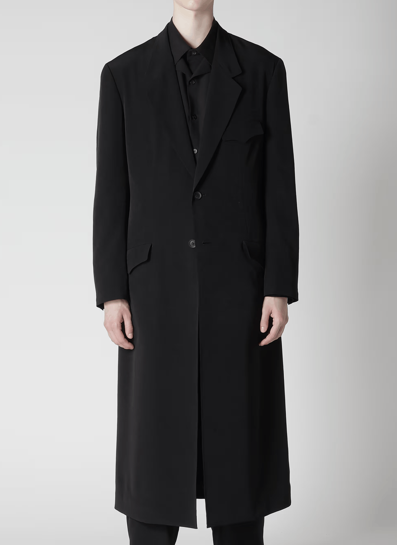 Yohji Yamamoto Yohji Yamamoto Pour Homme 24AW - BACK FLARE LONG JACKET Size US M / EU 48-50 / 2 - 1 Thumbnail