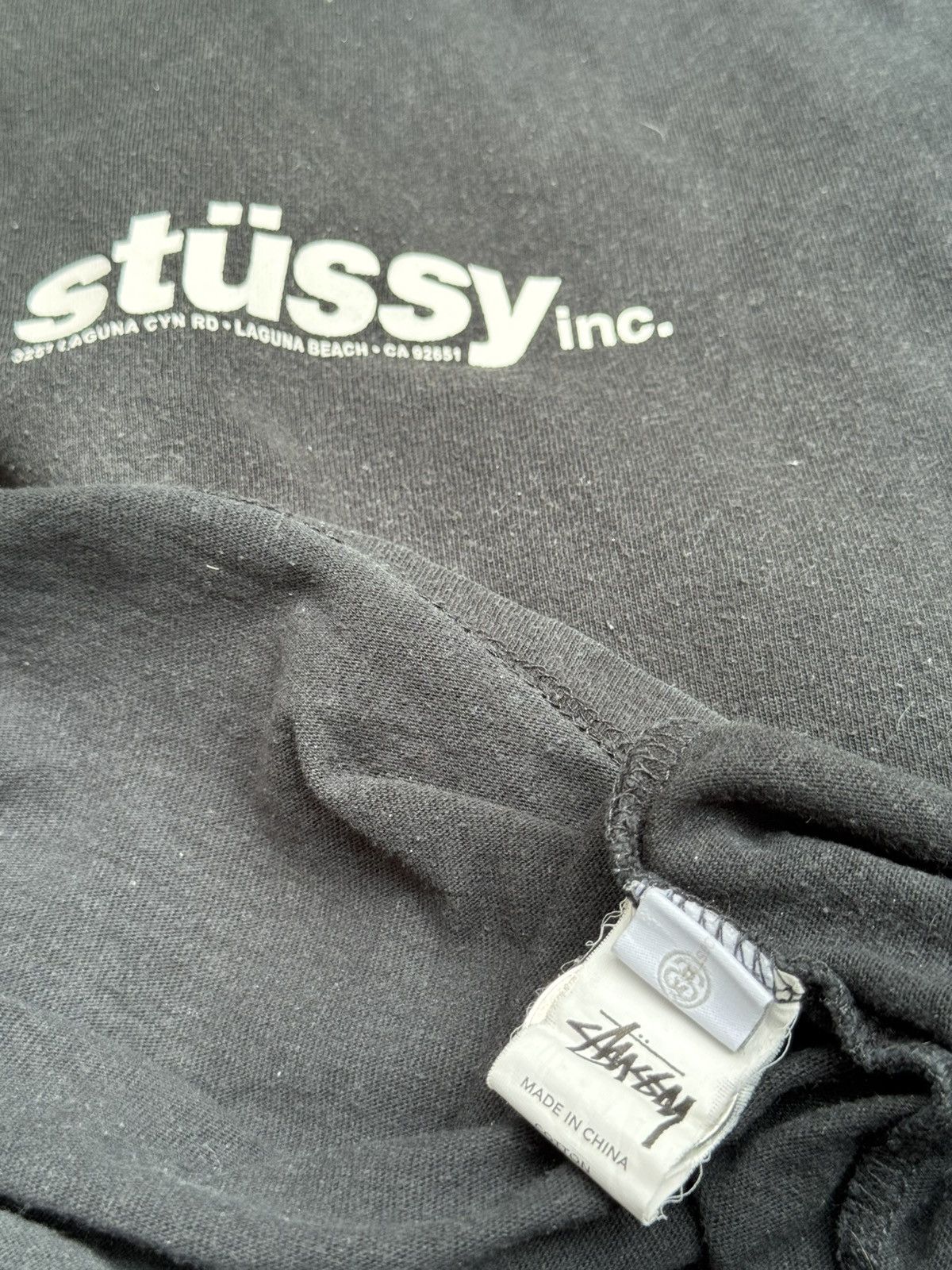 Stussy Stüssy Italic Cities T-shirt in black Size US S / EU 44-46 / 1 - 7 Thumbnail