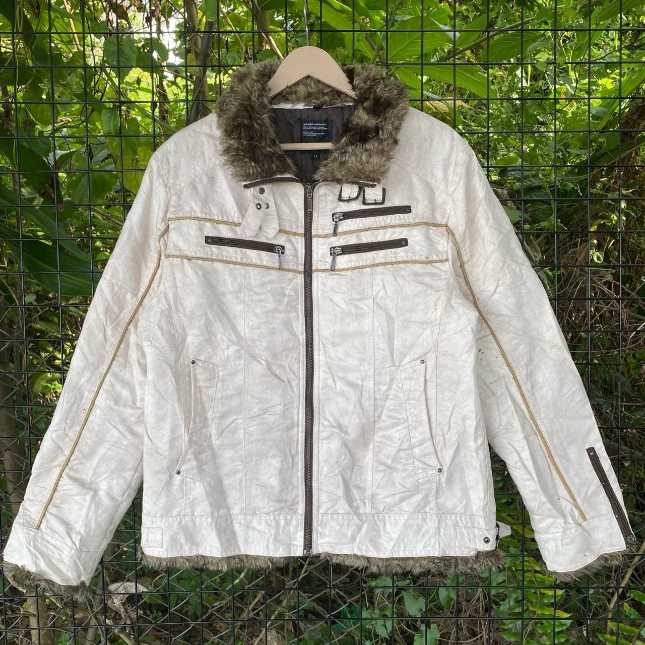 Furla × Japanese Brand × Vintage Vintage Japan Faux Fur Jacket Size US L / EU 52-54 / 3 - 2 Thumbnail